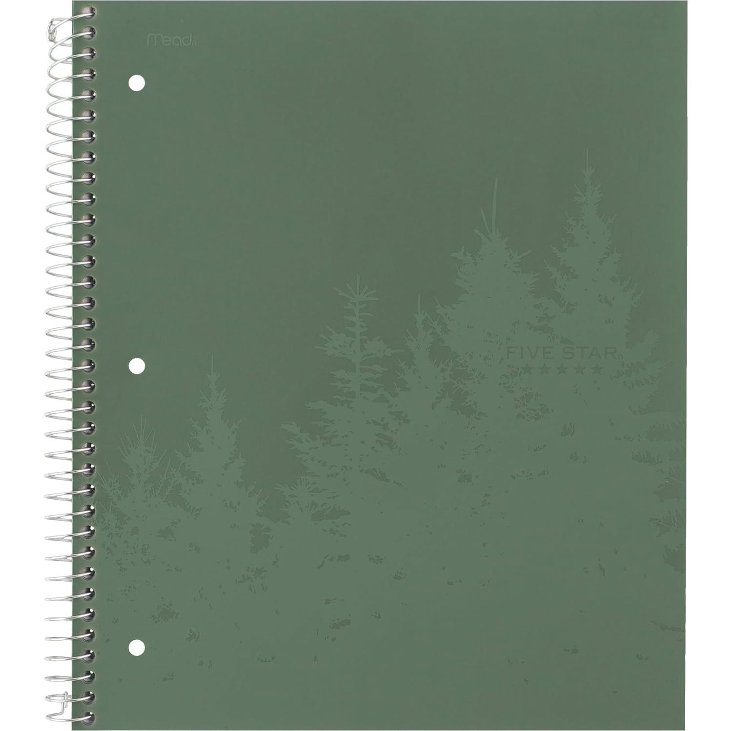 Cuaderno Espiral Five Star 4 Piezas Reglas Universitarias Reciclado