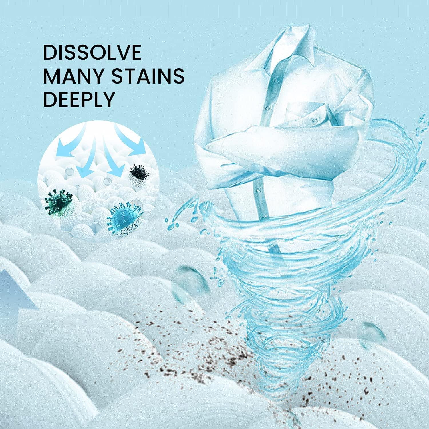 Hojas de Detergente para Ropa Maravello - 120 Lavados, Aroma Fresco