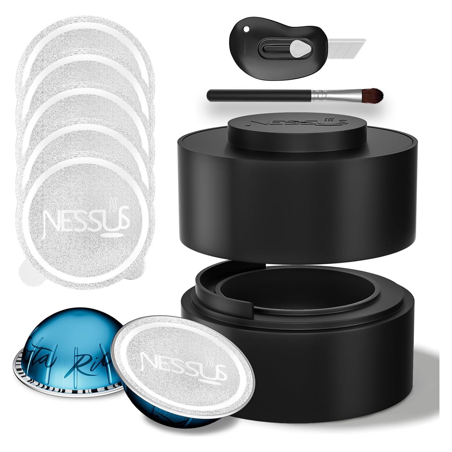 Kit de Cápsulas Reutilizables NESSUS para Nespresso Vertuo
