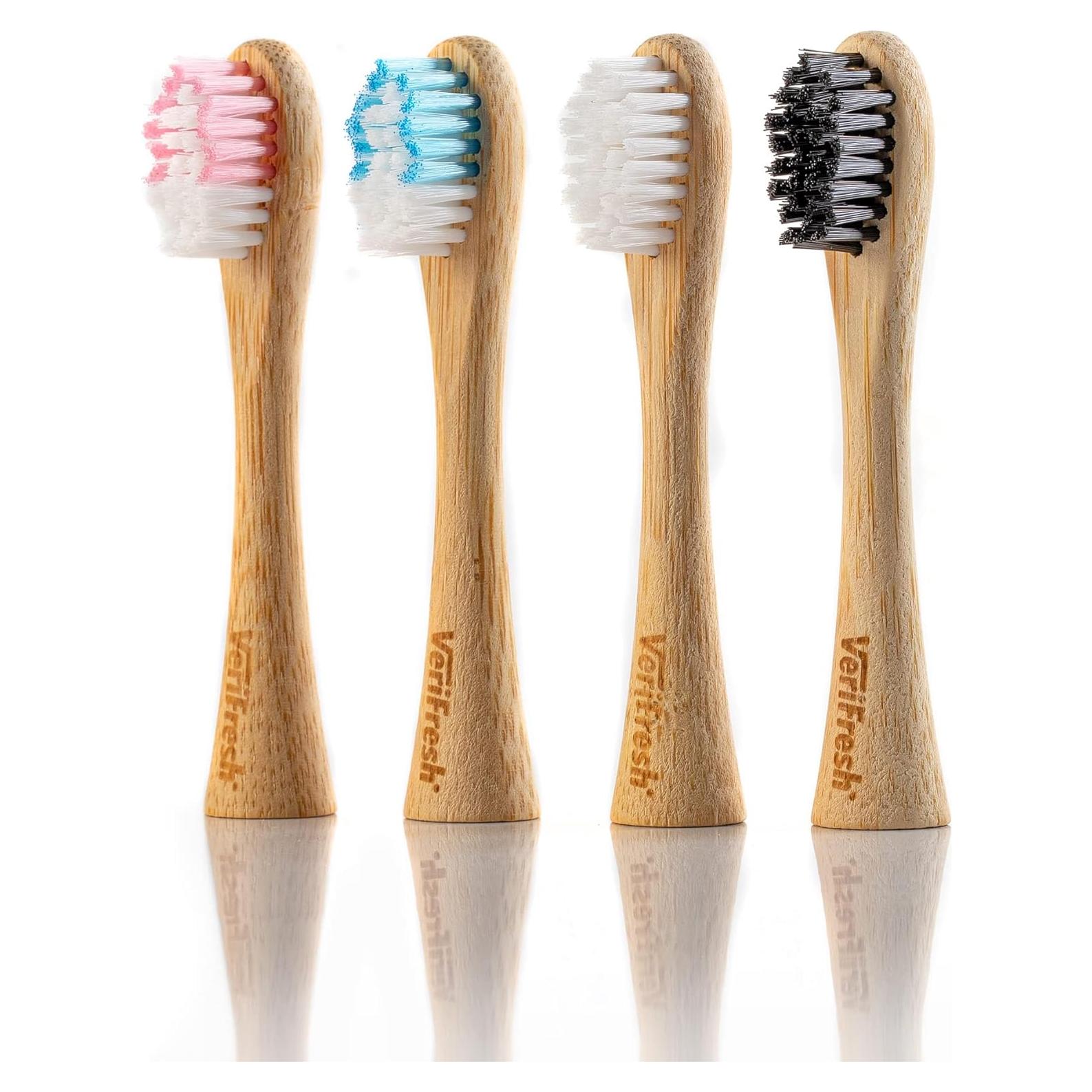 Cabezas de Repuesto Cepillo de Dientes Bambú VeriFresh - 4 Unidades