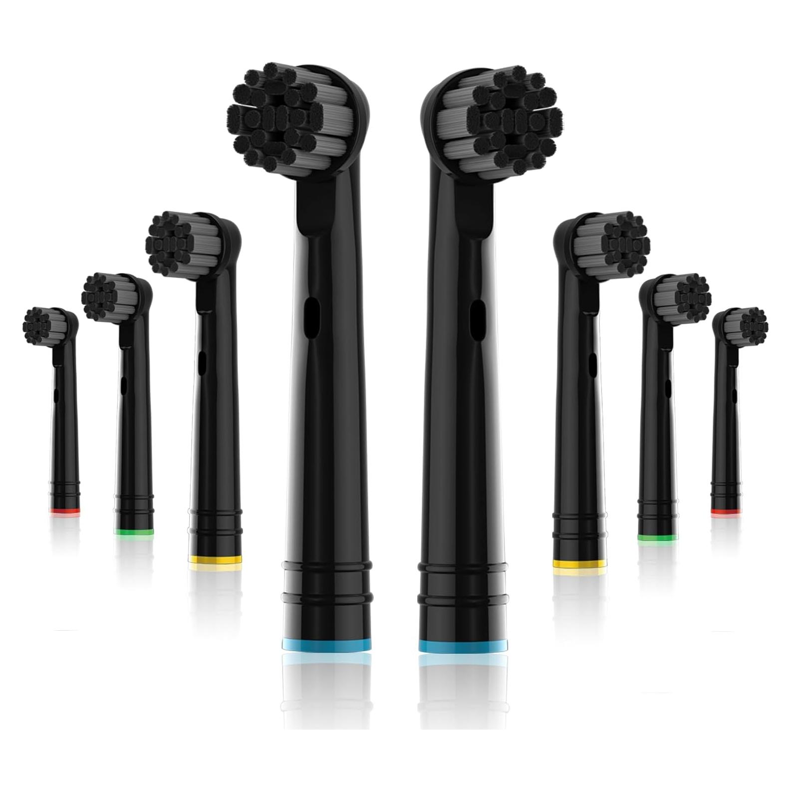 Cabezas de cepillo Oral-B WHUPPSI 8PCS Carbón Bambú