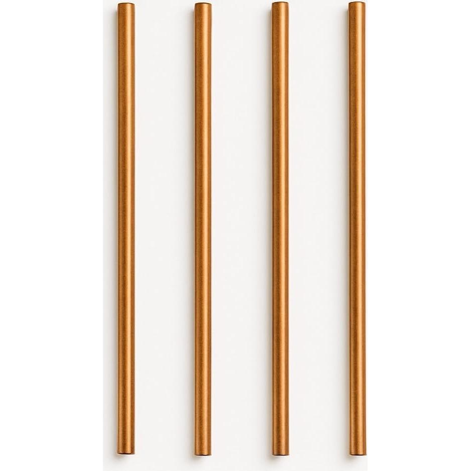 Popotes Reutilizables de Cobre Modern Home - 21.6 cm - Juego de 2