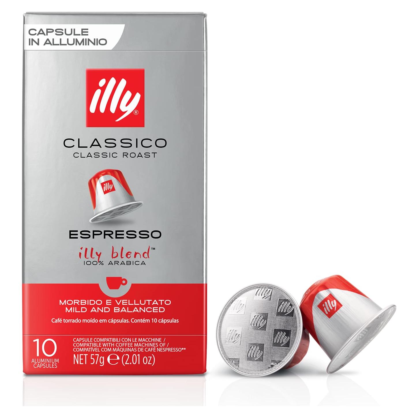 Cápsulas de Café Illy Tostado Classico 10 Unidades Nespresso