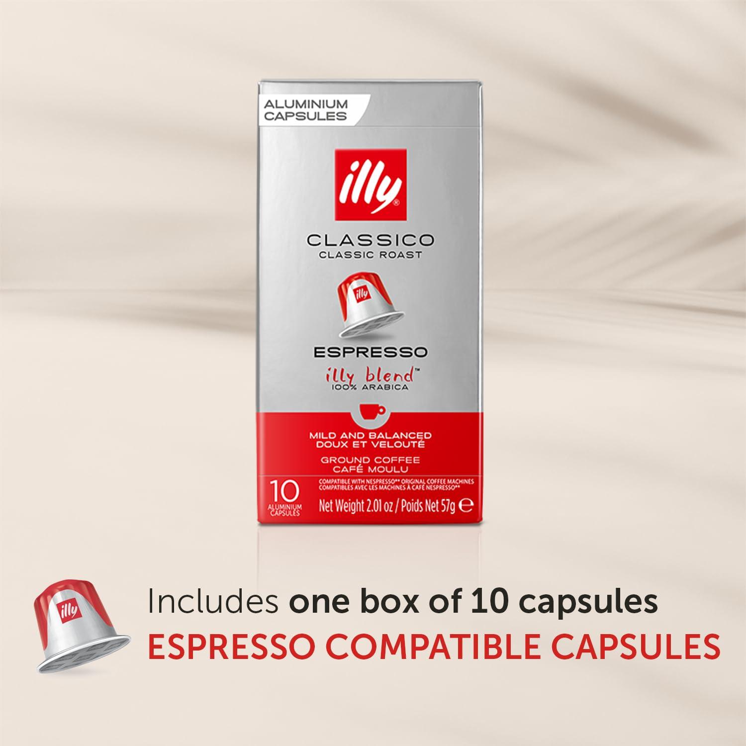 Cápsulas de Café Illy Tostado Classico 10 Unidades Nespresso