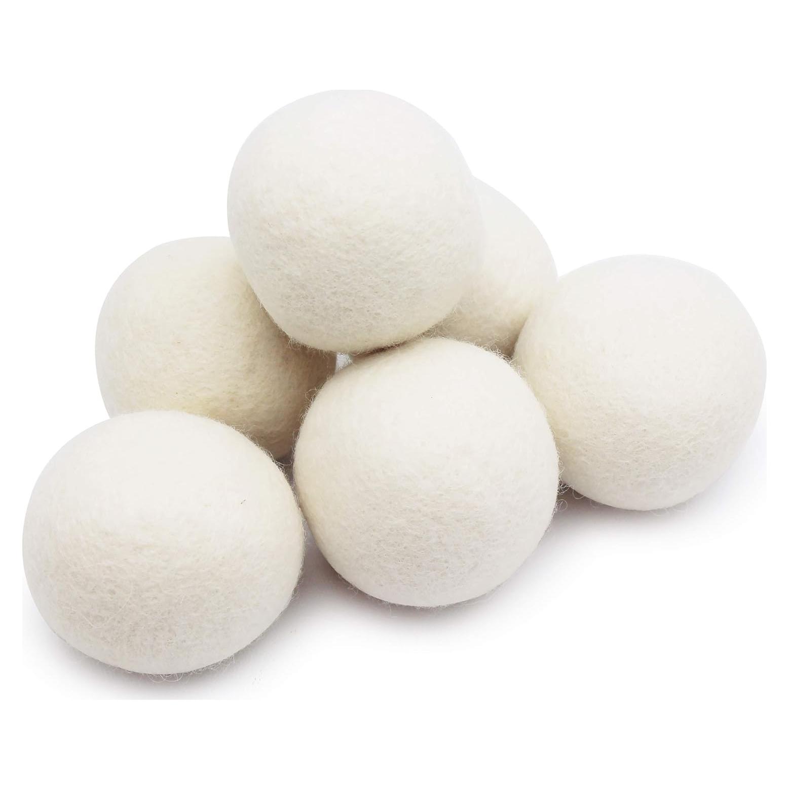 Bolas de Secado de Lana Ecojeannie - 6 Piezas XL Ecológicas