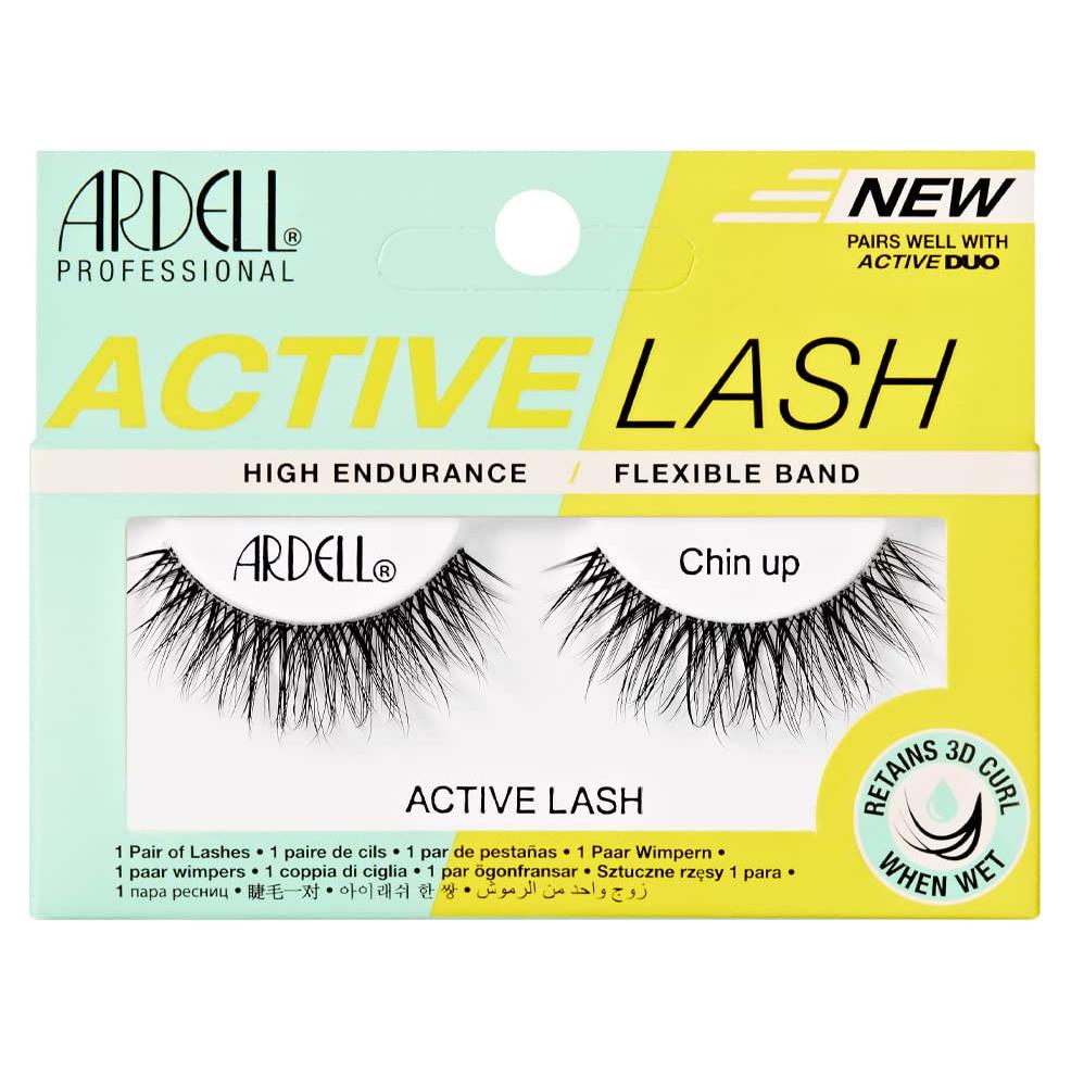 Pestañas Postizas Ardell Active Lashes Chin Up - Resistente al Agua