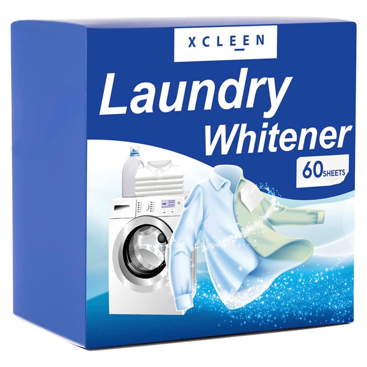 Hojas Blanqueadoras Xcleen 60 Unidades, Sin Cloro y Fragancia