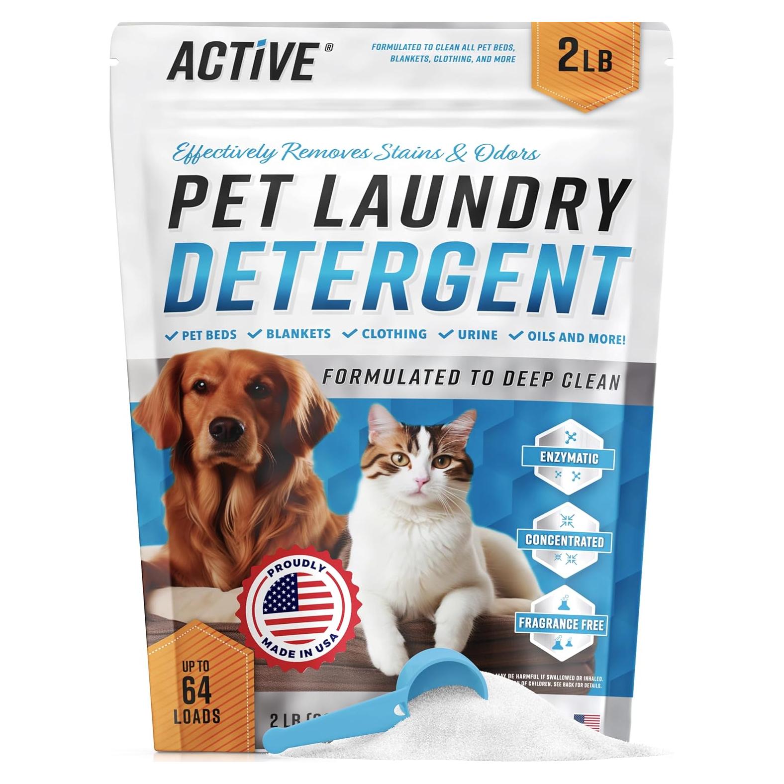 Detergente Enzimático para Mascotas ACTIVE - 64 Cargas