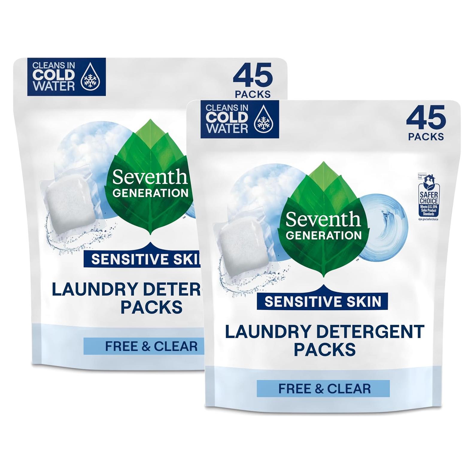Detergente para Ropa Seventh Generation Libre y Claro 90 Lavados