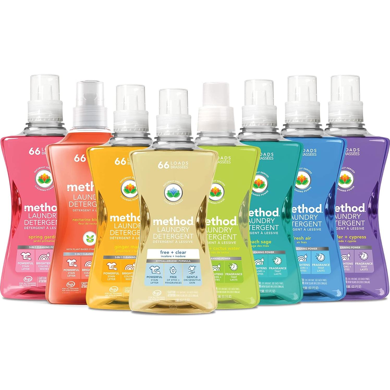 Detergente Líquido para Ropa Method 1.58L Jengibre y Mango