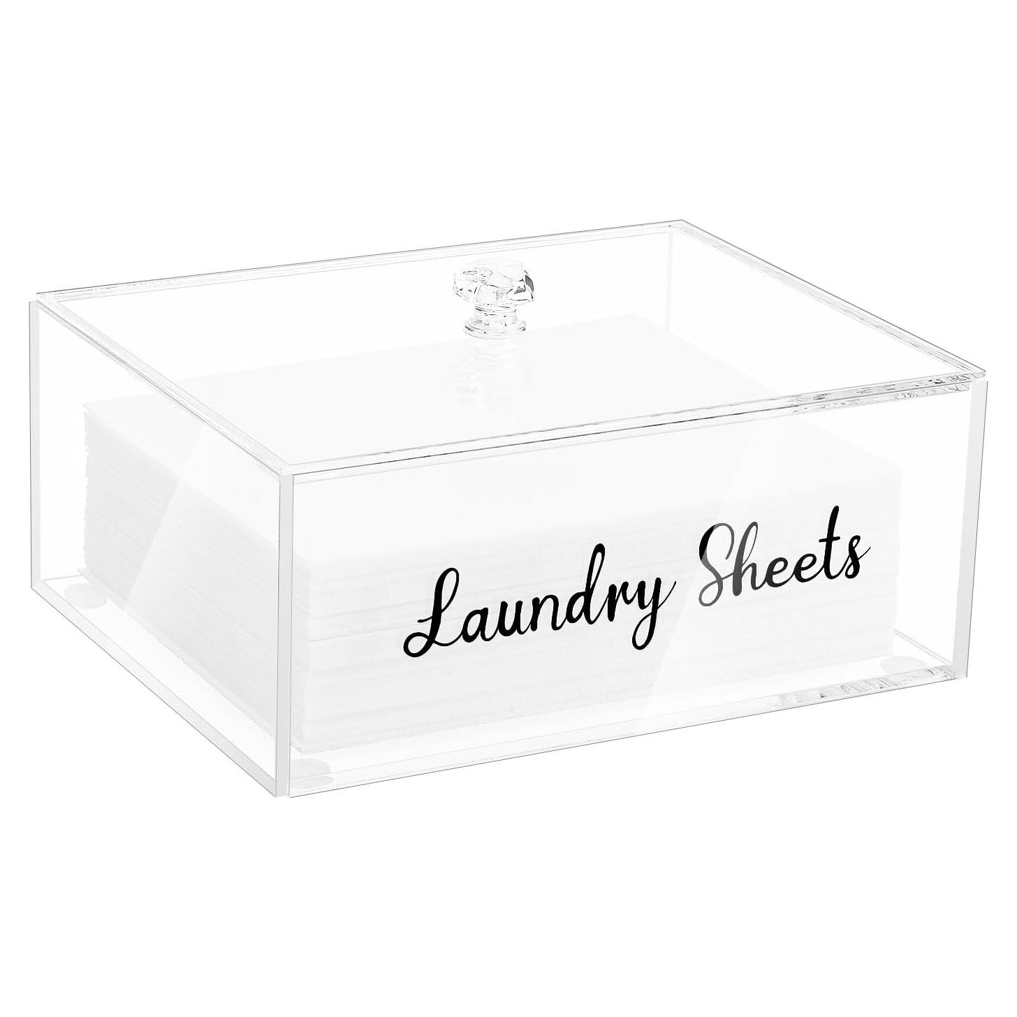 Soporte Organizador de Hojas de Detergente VOTLEVT Acrílico