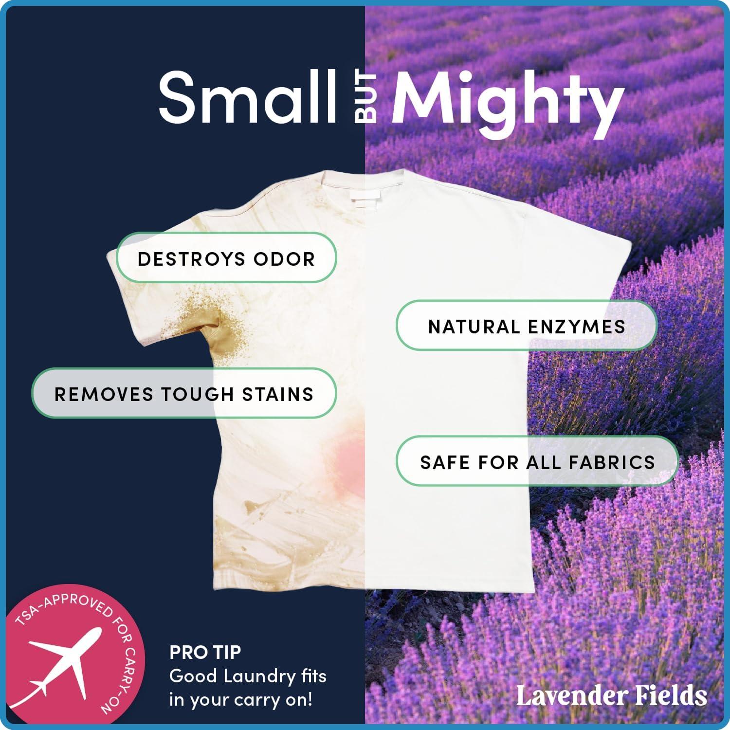 Hojas de detergente ecológicas Good Laundry 60 cargas lavanda