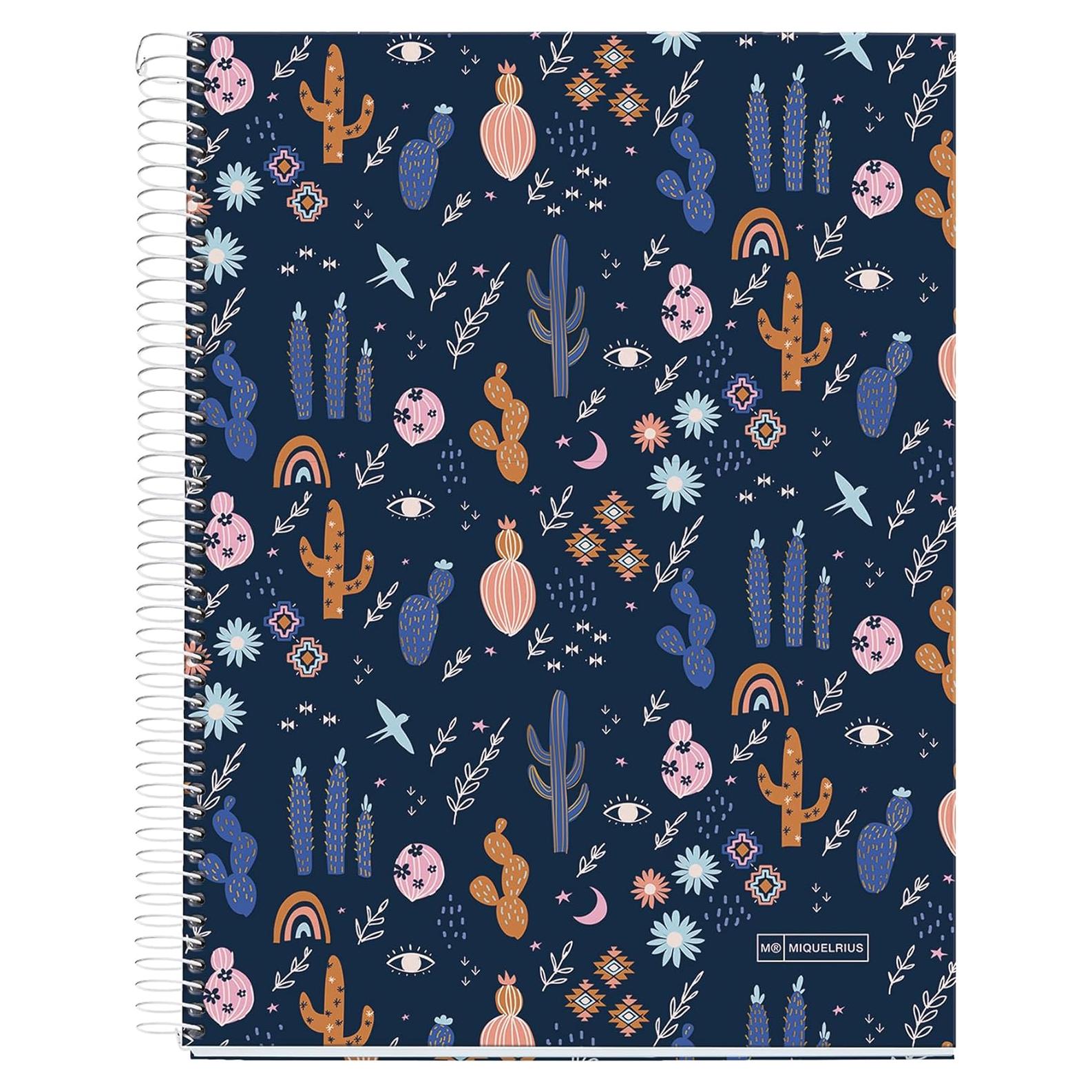 Cuaderno MiquelRius 4 Asignaturas 11x21.6cm 120 Hojas Rayadas