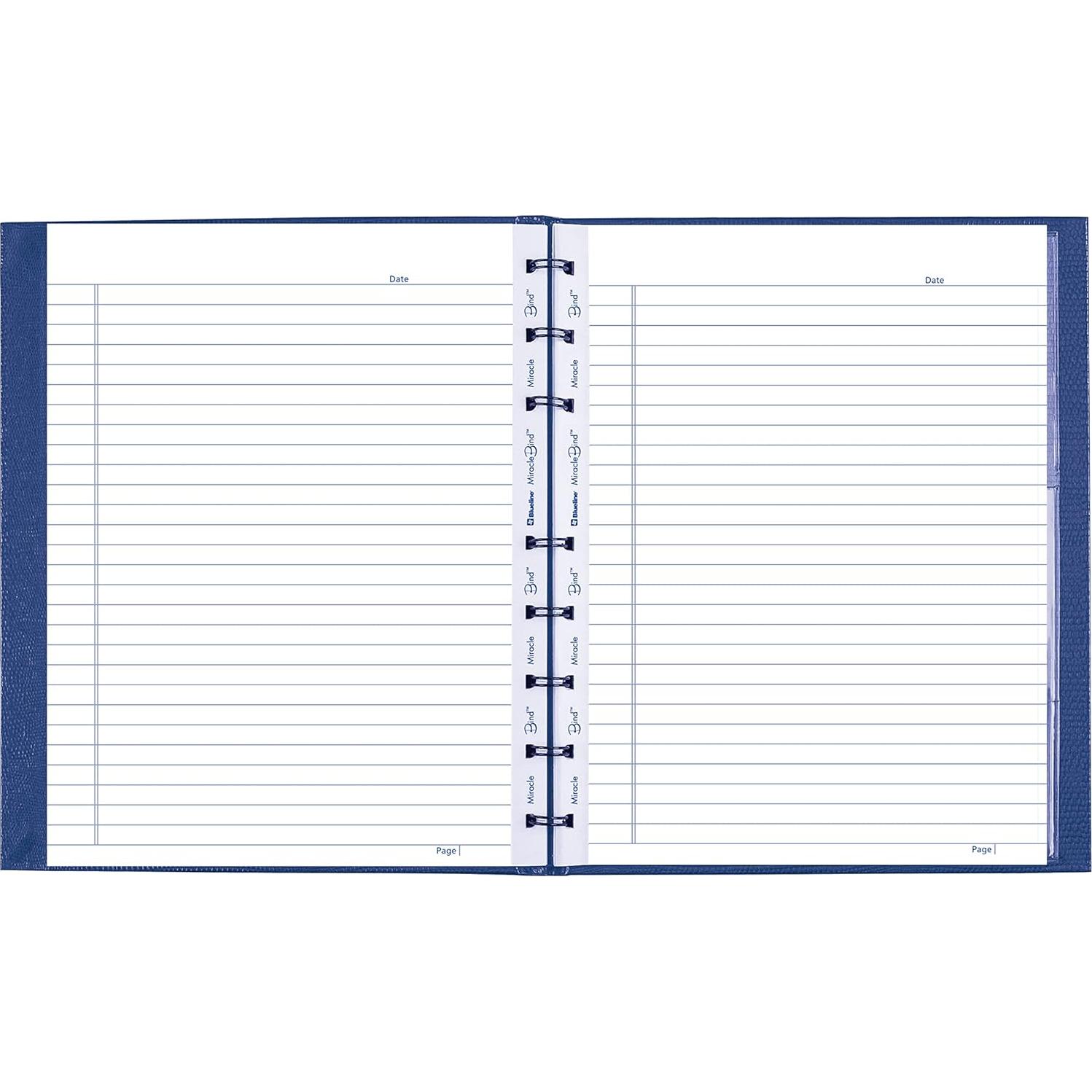 Cuaderno MiracleBind Blueline 150 Páginas Cubierta Dura 23.5x18.4cm