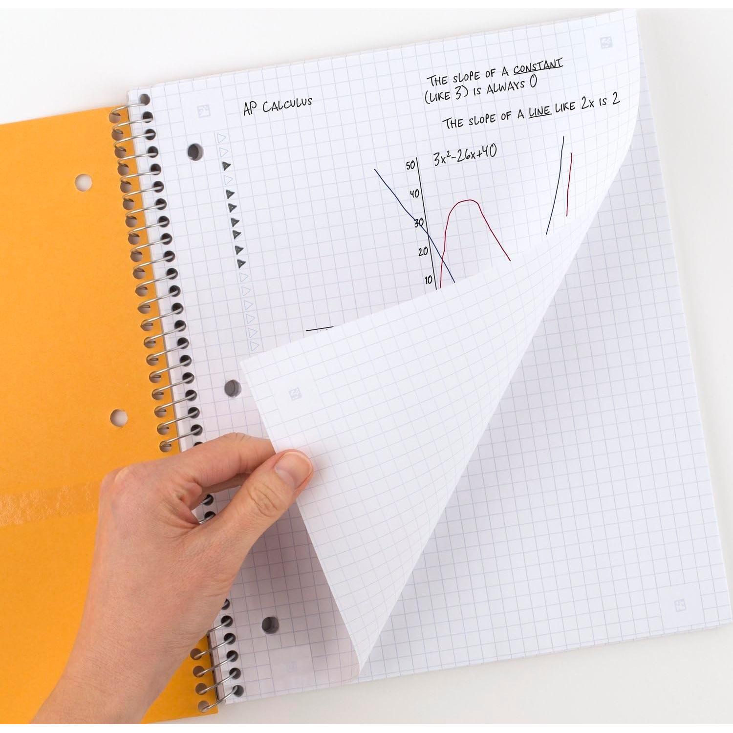 Cuaderno Espiral Five Star 1 Materia 100 Hojas Azul Rojo