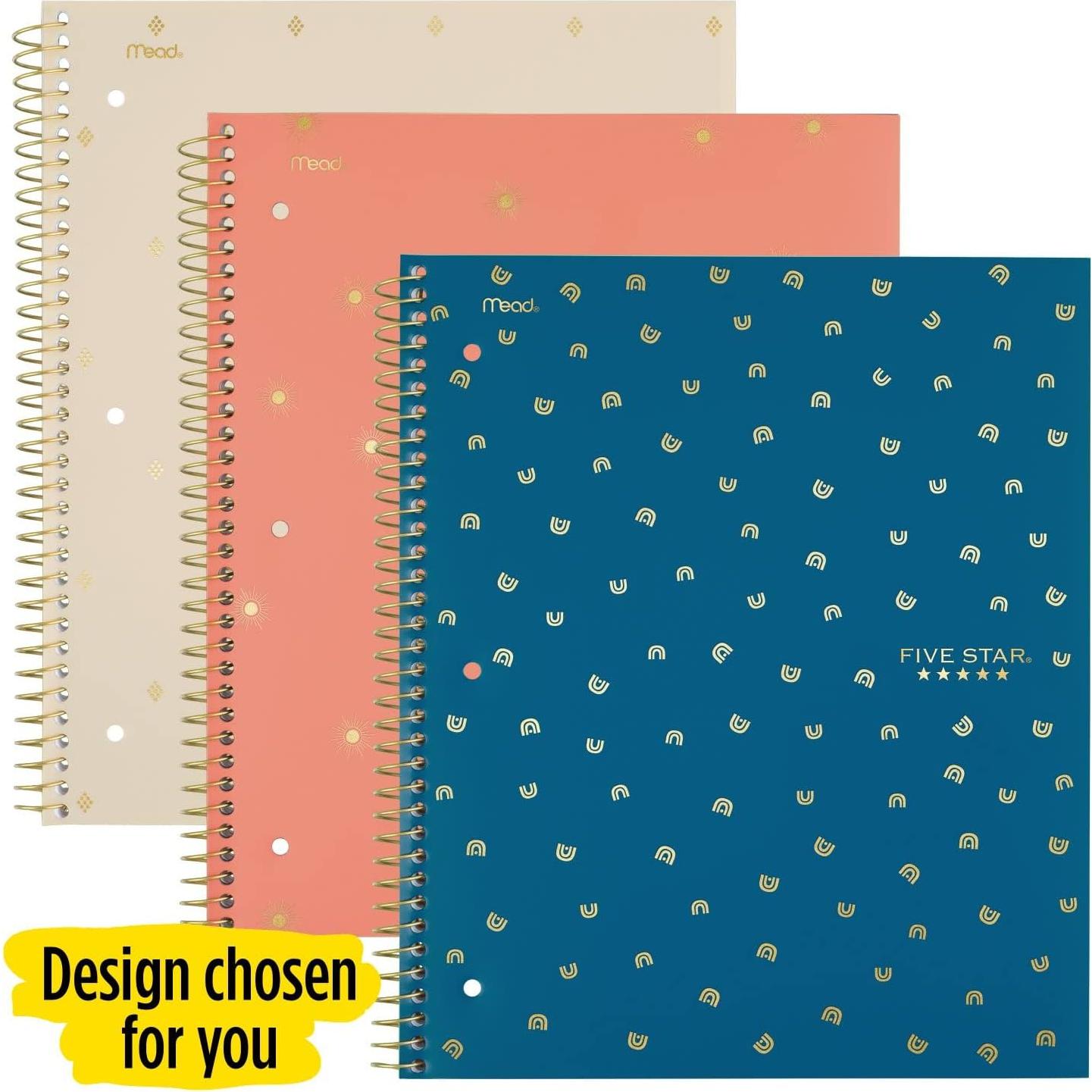 Cuaderno Espiral Five Star 1 Materia 80 Hojas Universitarias