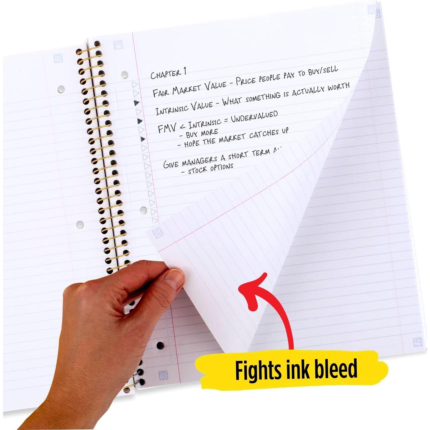 Cuaderno Espiral Five Star 1 Materia 80 Hojas Universitarias