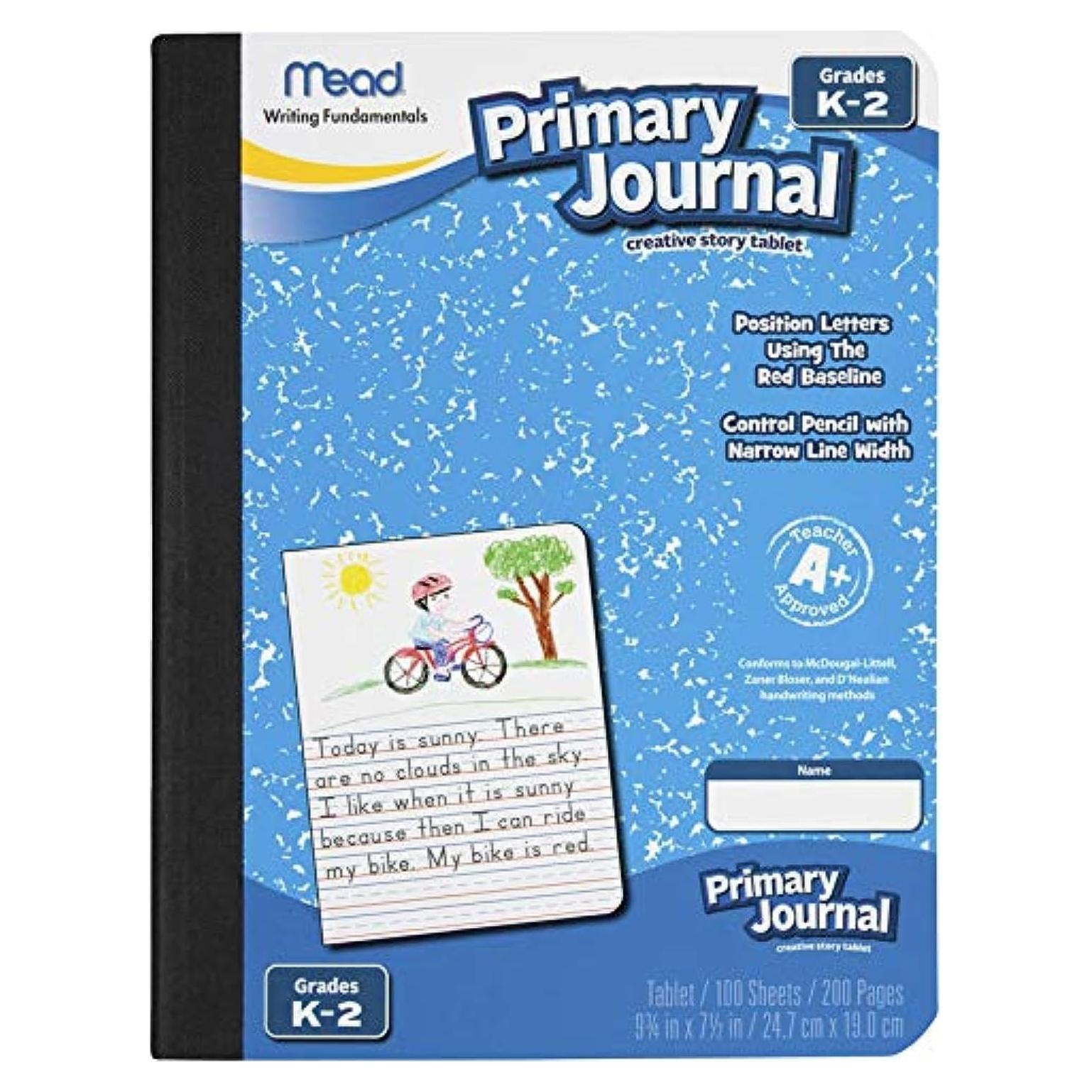 Diario Primario Mead 09956 19.1x24.8cm Azul Regulada