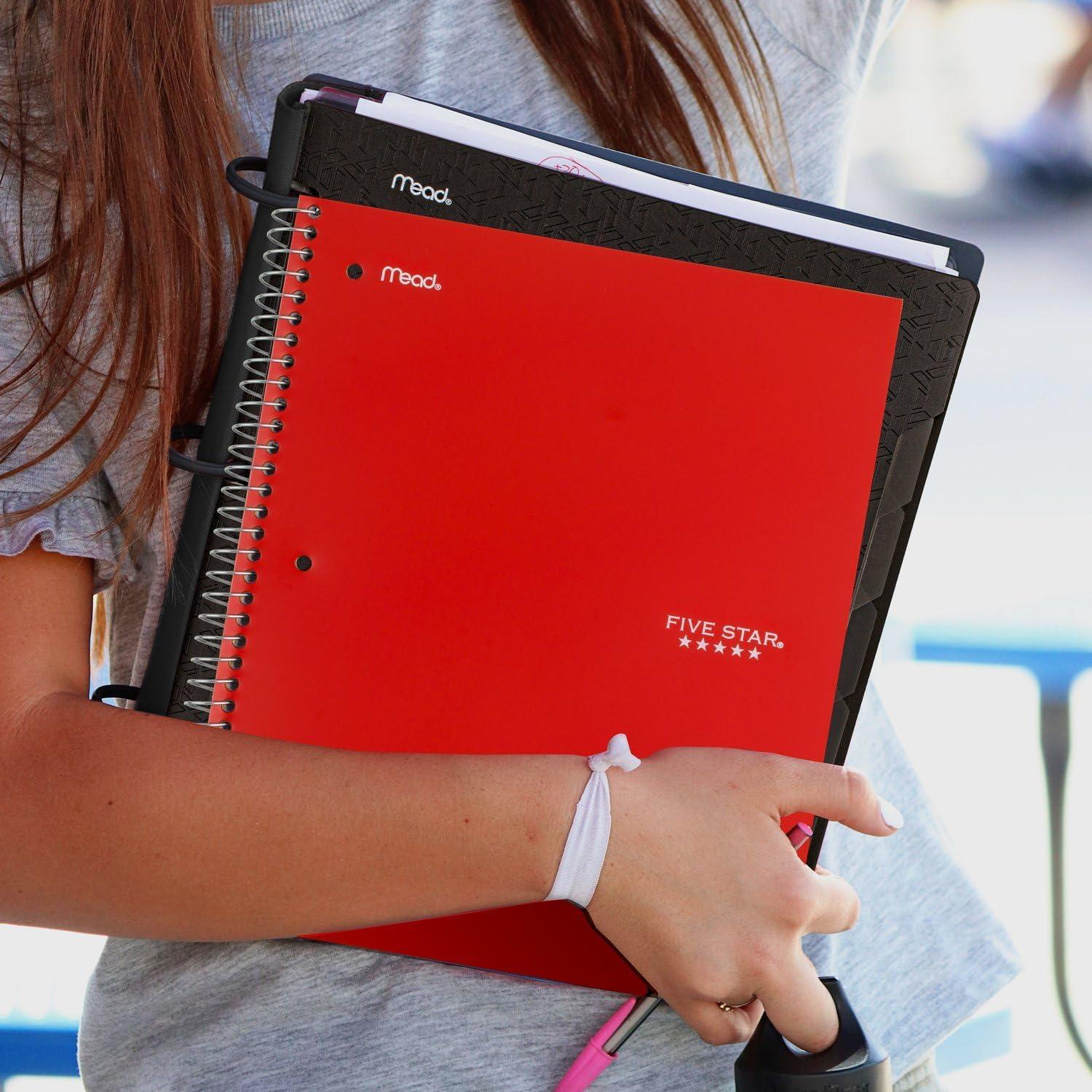 Cuaderno Espiral Five Star 1 Asignatura 100 Hojas Colores Asortidos