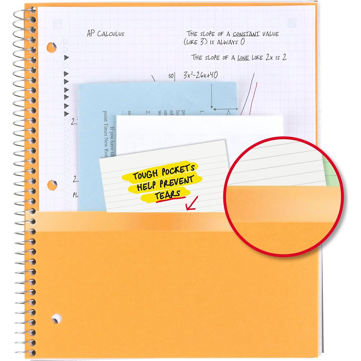 Cuaderno Espiral Five Star 1 Asignatura 100 Hojas Cuadriculado Verde