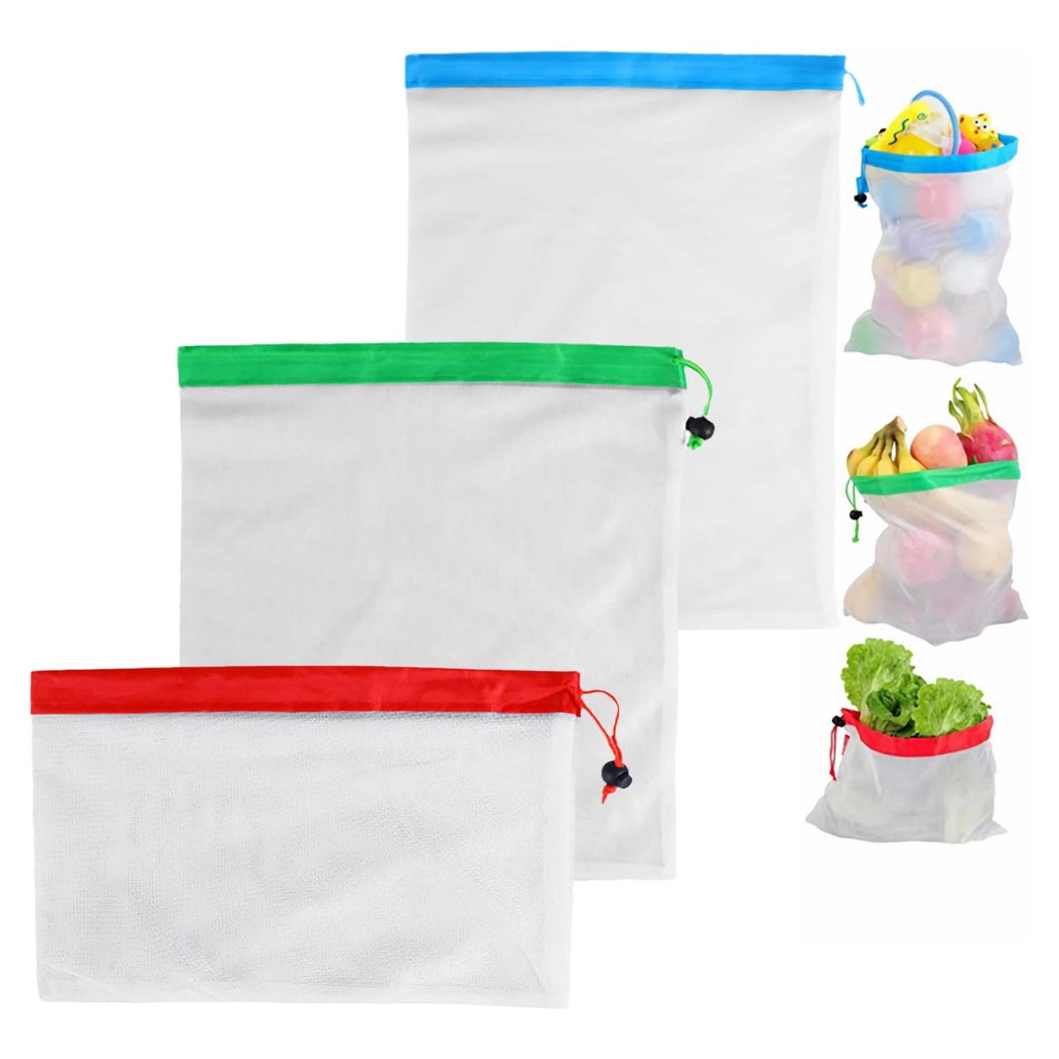 Bolsas de Malla Reutilizables ThsGivingStore - 3 Tamaños