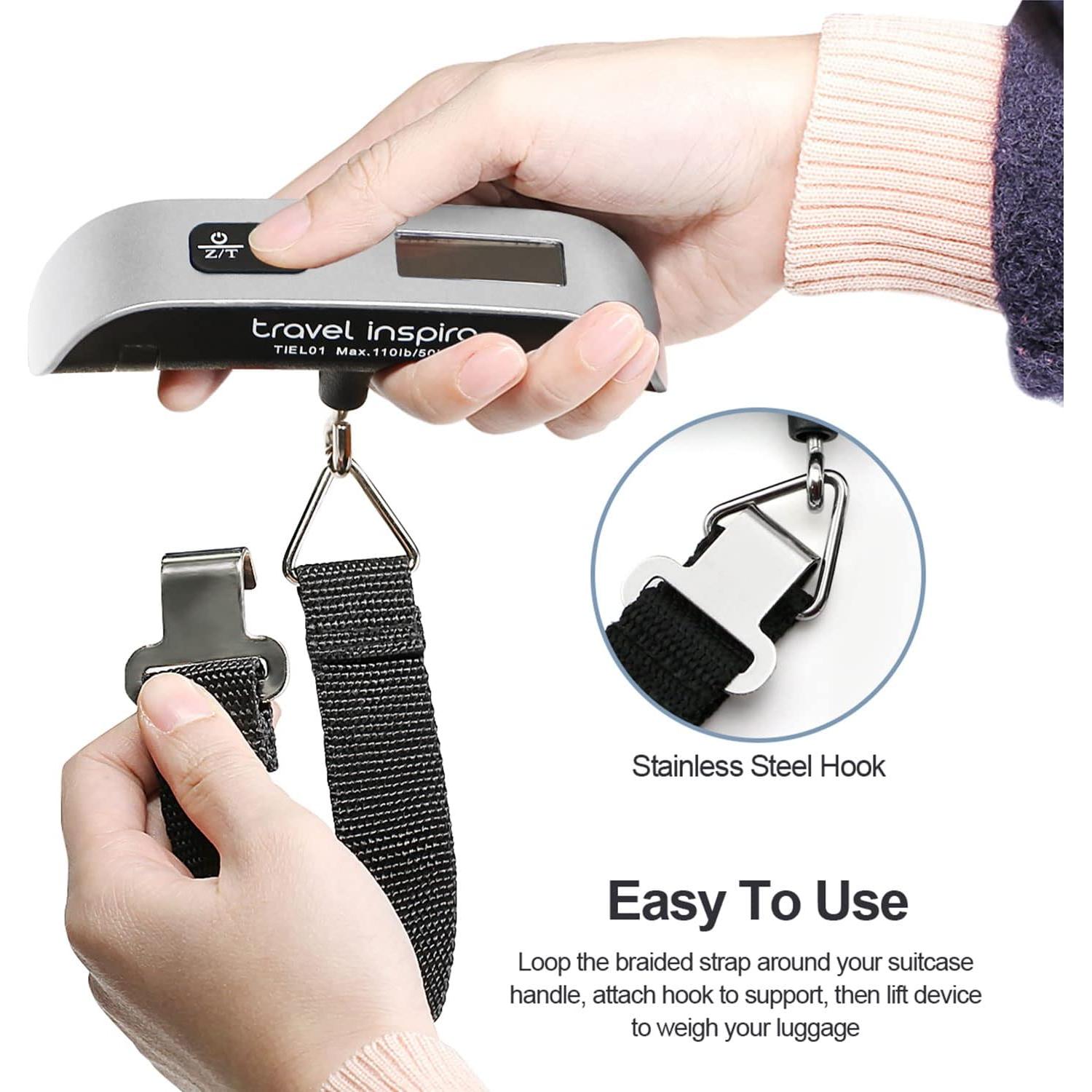 Escala de Equipaje Digital Travel Inspira 50 kg Plata