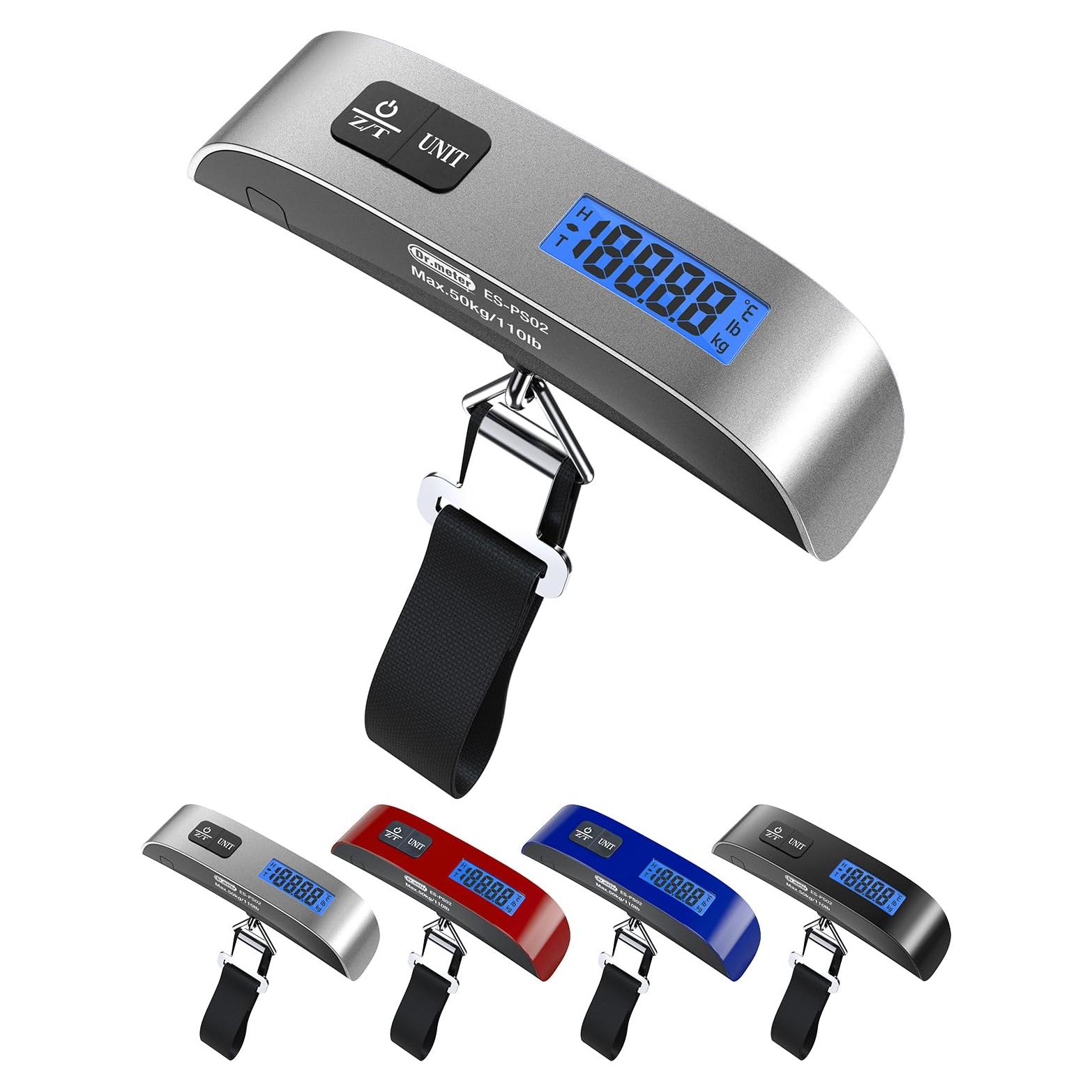 Báscula de Equipaje Dr.meter IC-HS02 50kg Pantalla LCD Plata