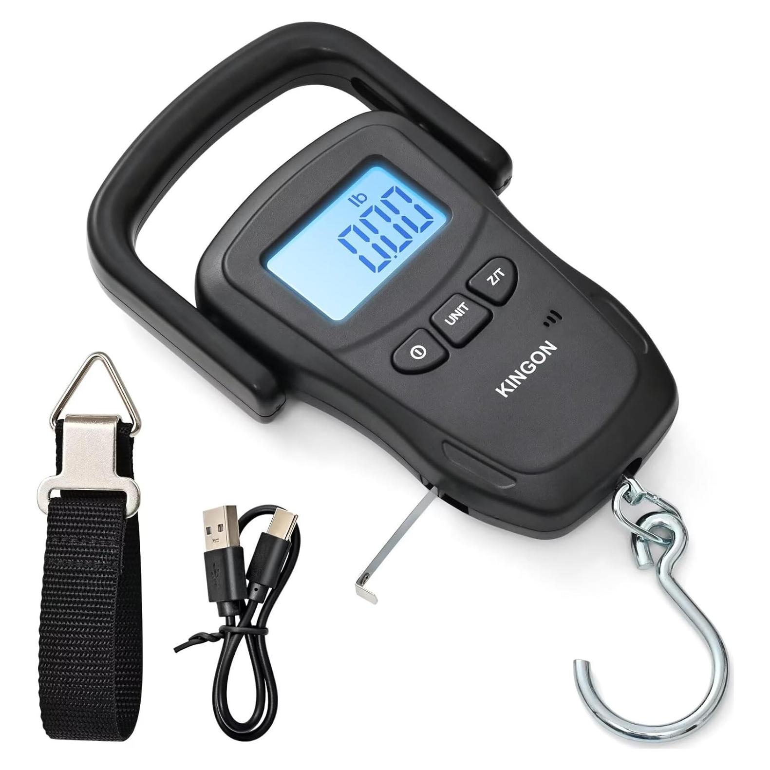 Báscula de Equipaje Digital KINGON F0C Recargable 50kg