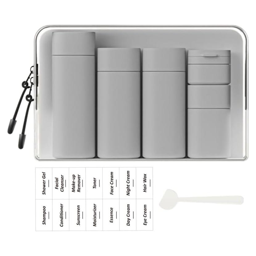 5 Botellas de Viaje Reutilizables Sprigold Aprobadas por TSA