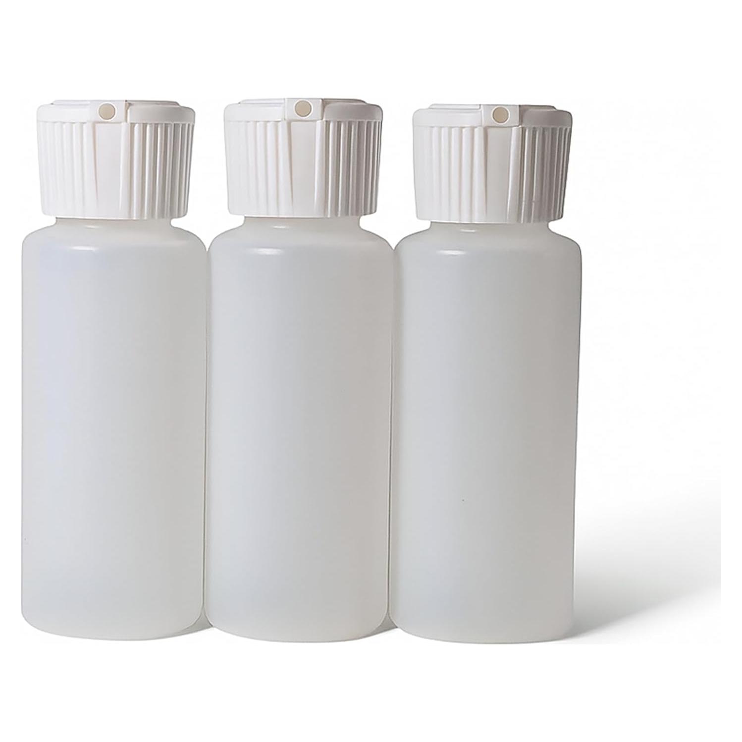 Botellas de Plástico Translúcidas Genérico 2 oz Set de 3