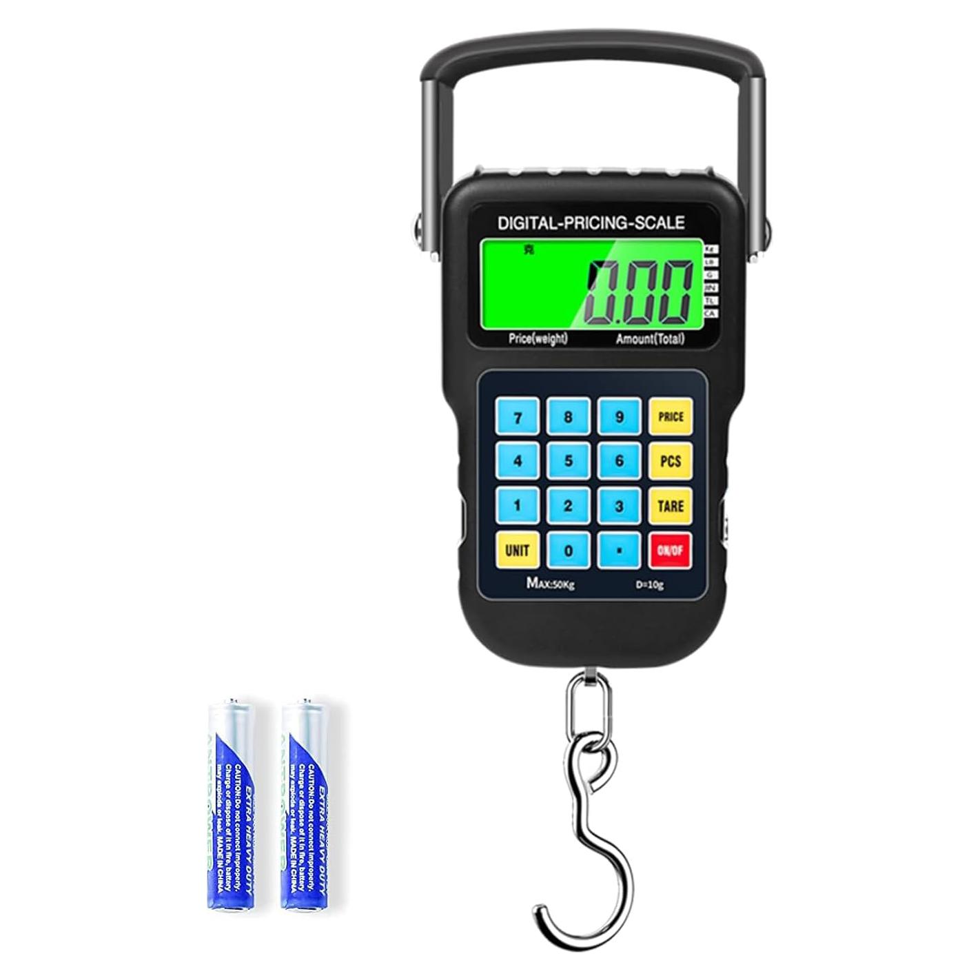 Báscula Digital de Pesca SKEAP 50kg con Pantalla LCD