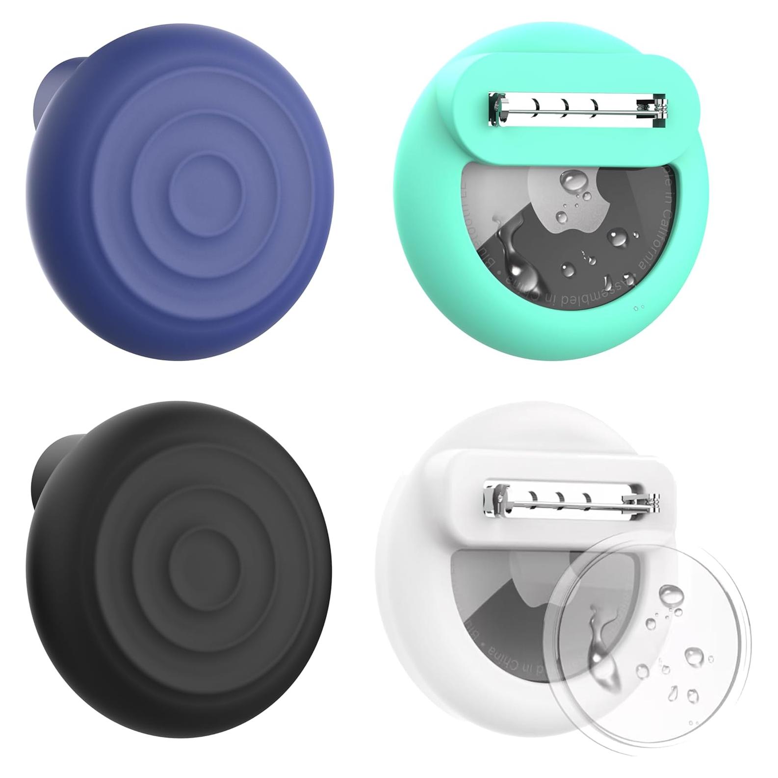 Fundas de Clip de Metal Natyos para Airtag - Paquete de 4