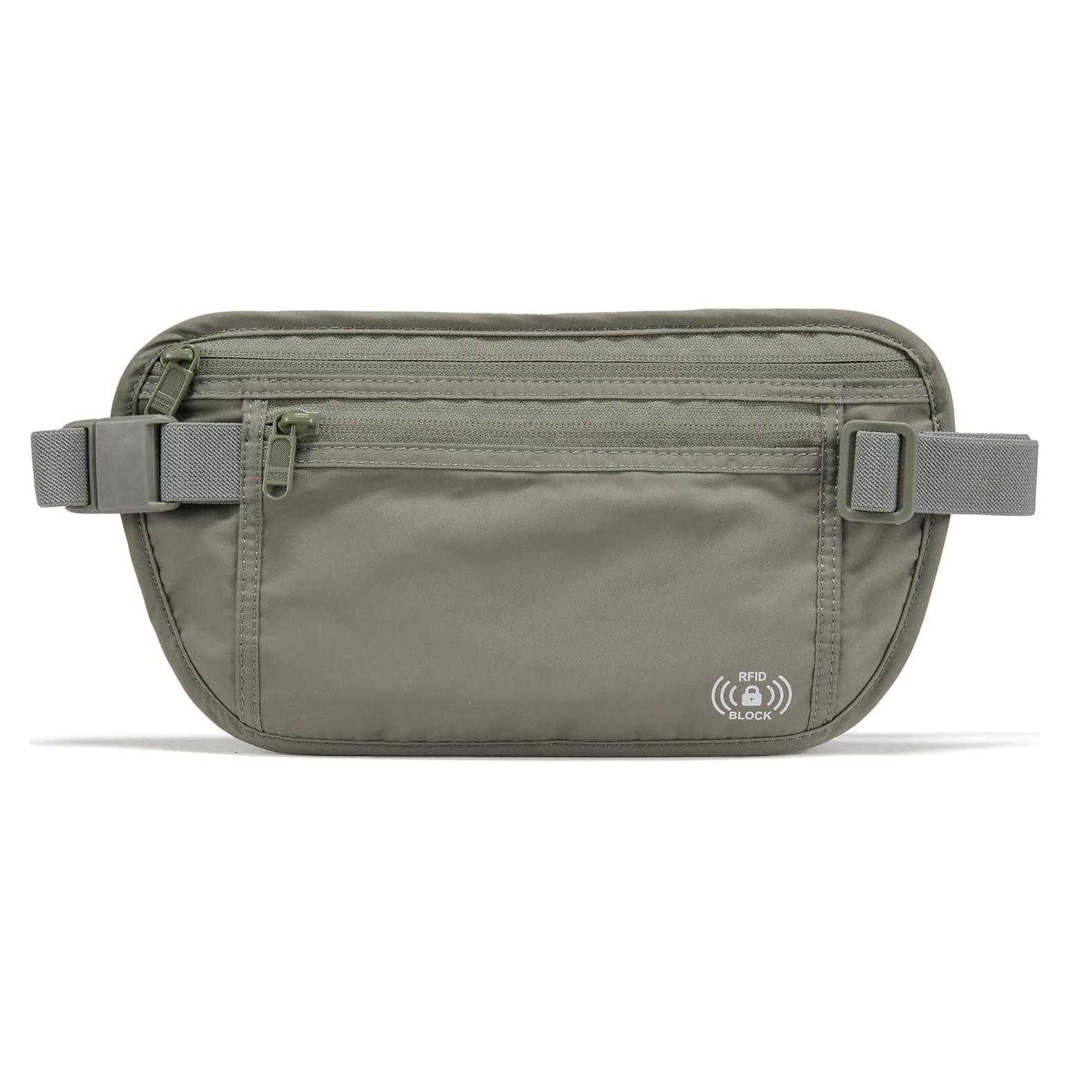 Cinturón Antirrobo Pander RFID Bolsa Oculta Unisex 27x15cm