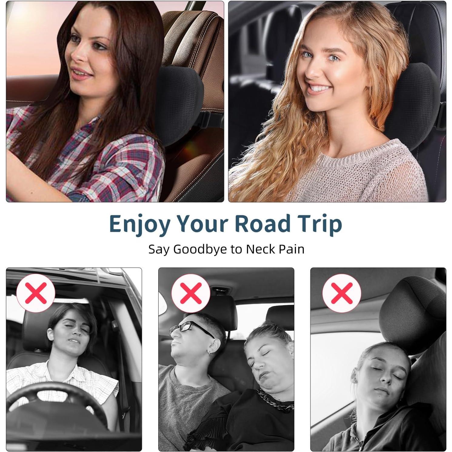 Almohadas para Reposacabezas de Coche SPRFUFLY - 2 Unidades