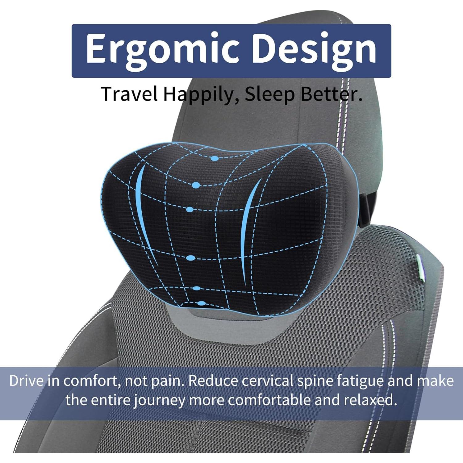 Almohadas para Reposacabezas de Coche SPRFUFLY - 2 Unidades