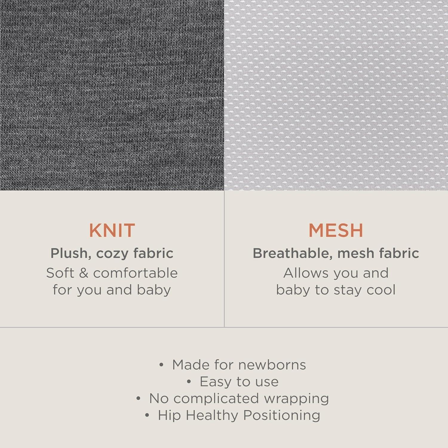 Portabebés Ergobaby Embrace Knit Crema - 3.2 a 11.3 kg