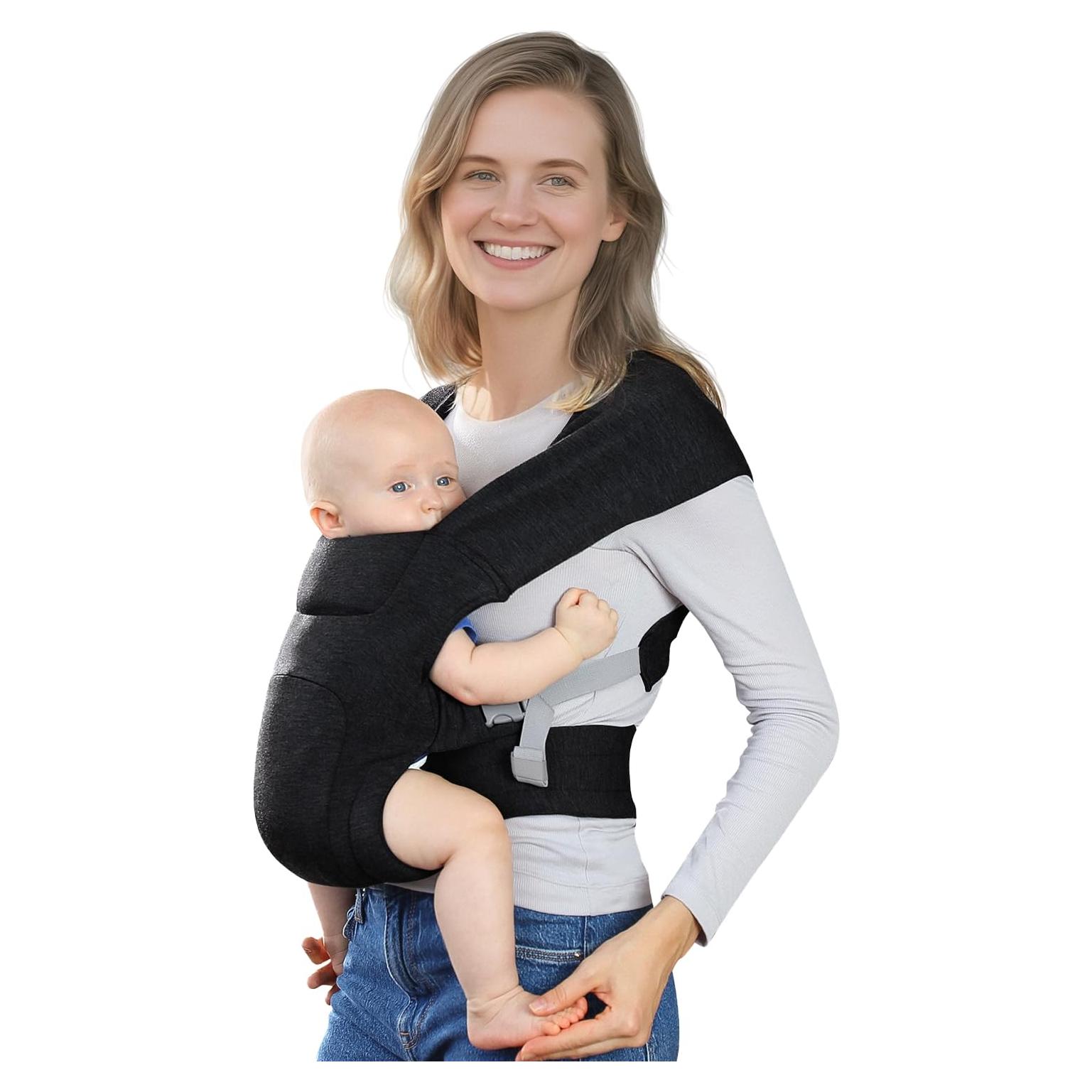 Portabebés ergonómico gris oscuro YM019 para recién nacidos