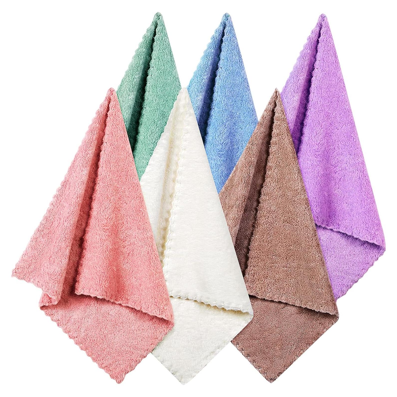 Paños de Limpieza Facial Syhood 30x30 cm Microfibra 6 Piezas