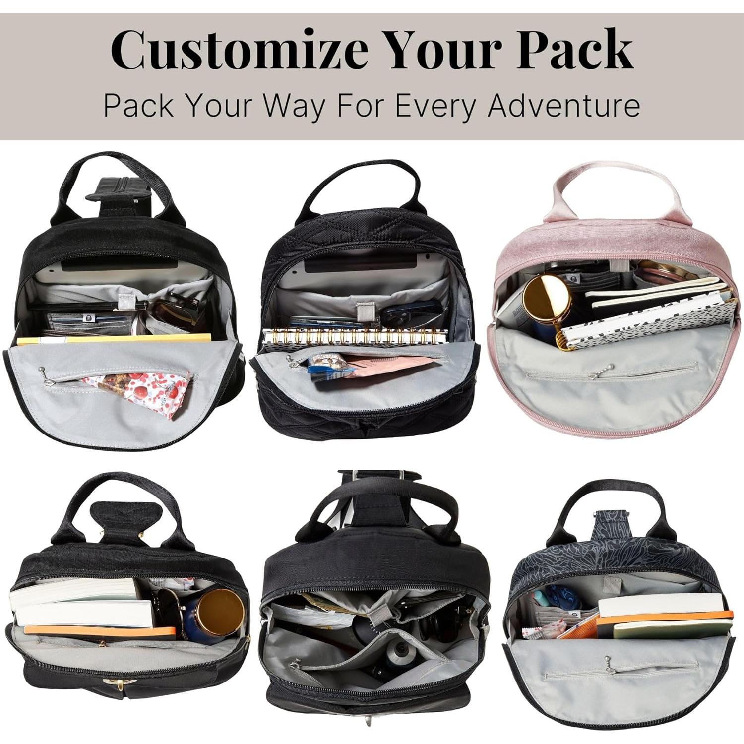 Mochila Convertible Baggallini Nápoles - Bandolera Nylon 30.5x27.9cm