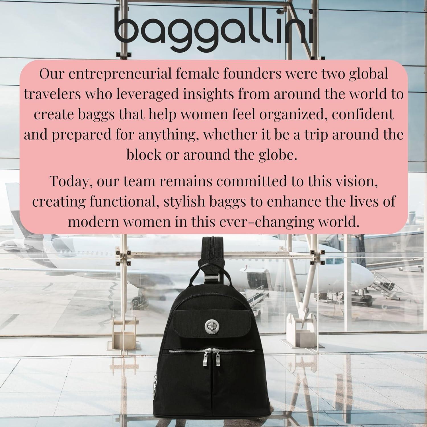 Mochila Convertible Baggallini Nápoles - Bandolera Nylon 30.5x27.9cm