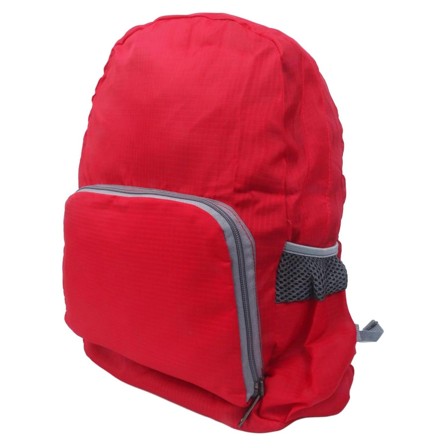 Mochila Plegable 30L Ultra Ligera Resistente al Agua Rojo