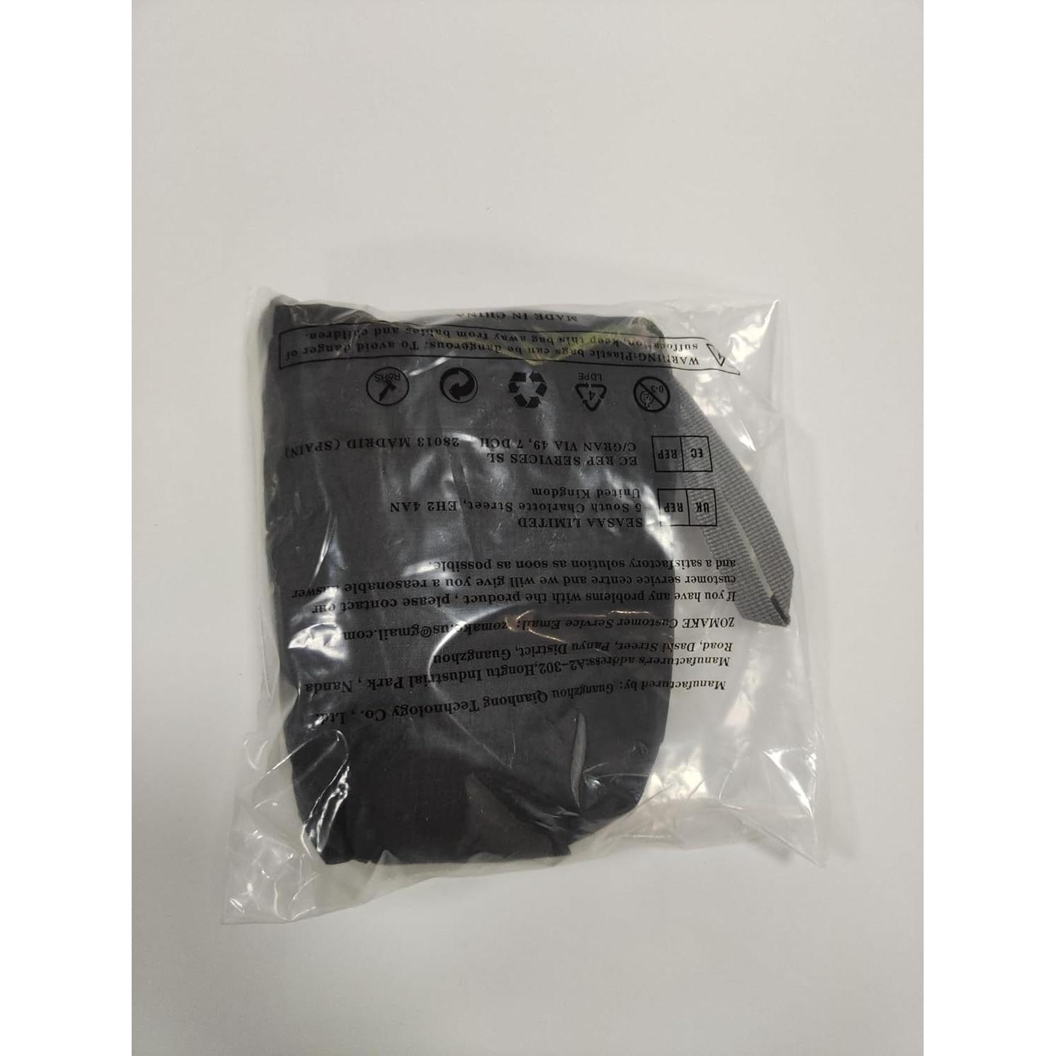 Mochila Plegable ZOMAKE 14L Resistente al Agua Negra