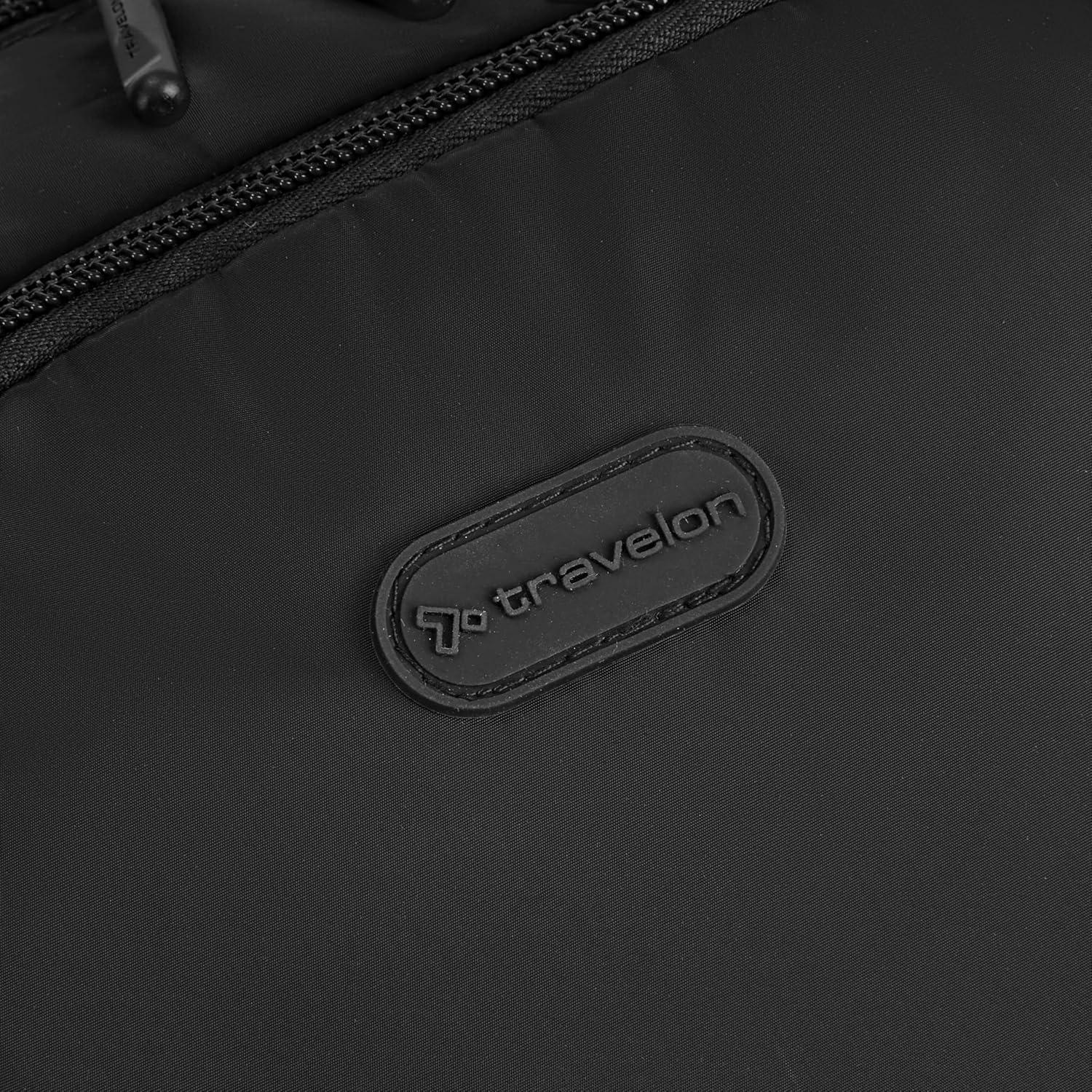 Mochila Plegable Travelon 18.5L Unisex Negra 28x43cm