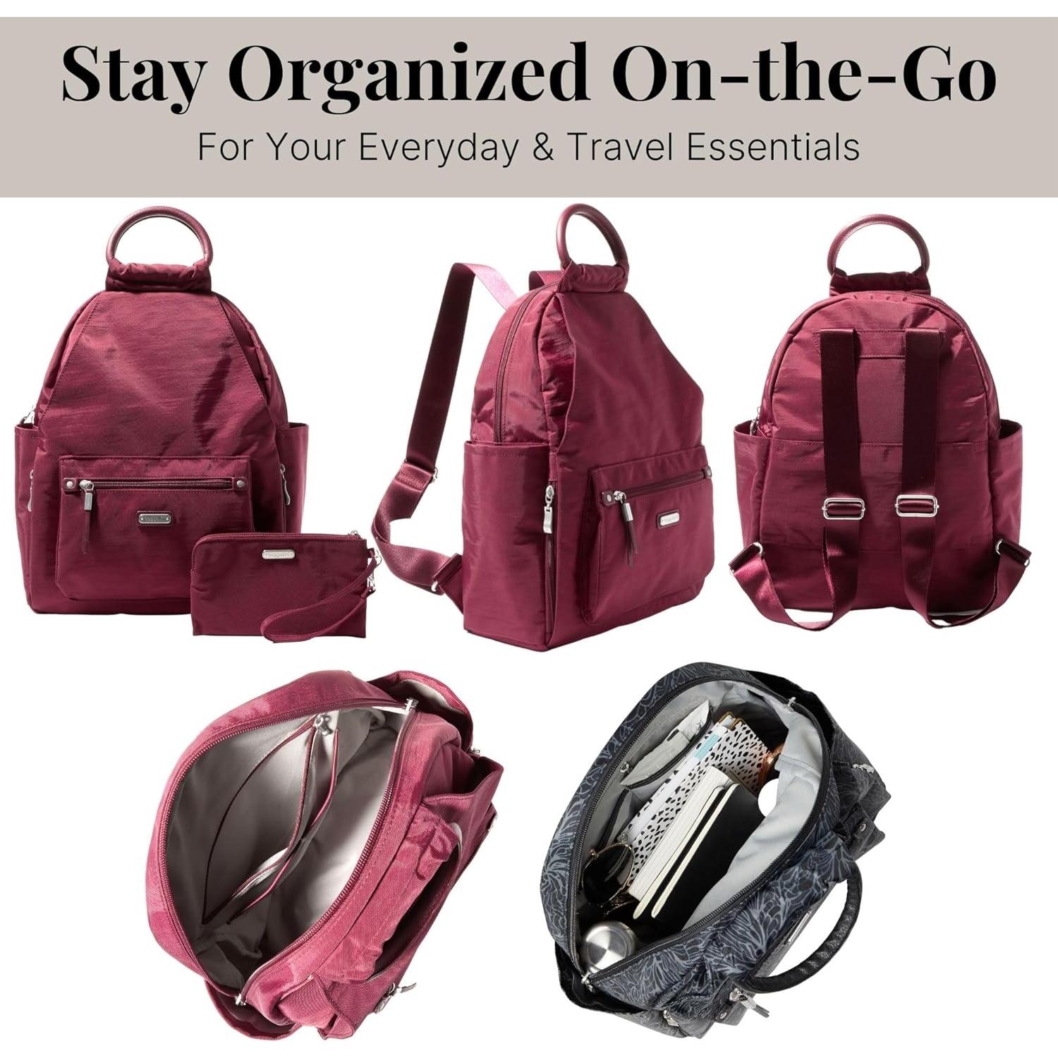 Mochila Baggallini Todo el Día con Monedero RFID 39x28 cm