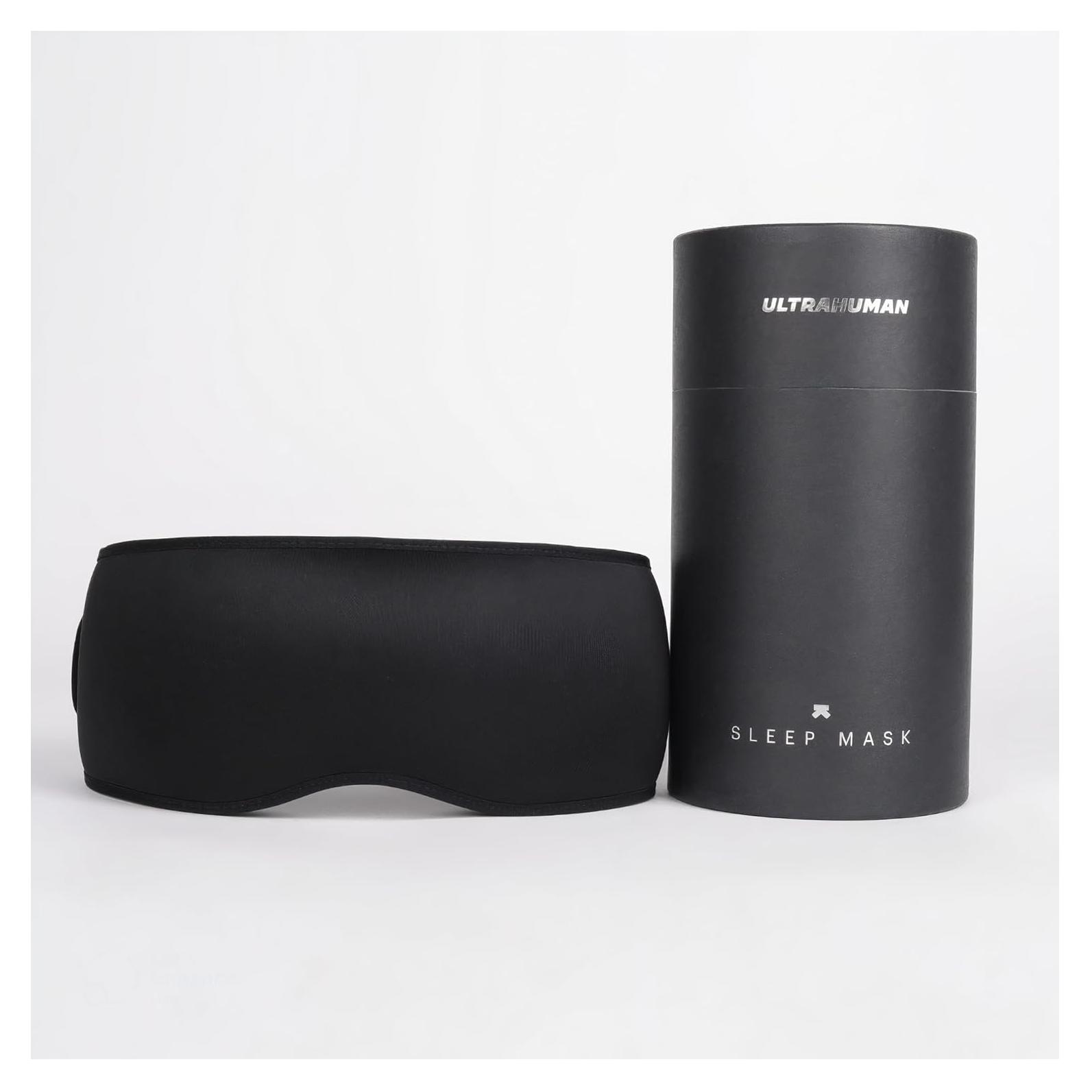 Máscara de Sueño Ultrahuman 3D con Bolsa de Viaje - 22x12 cm