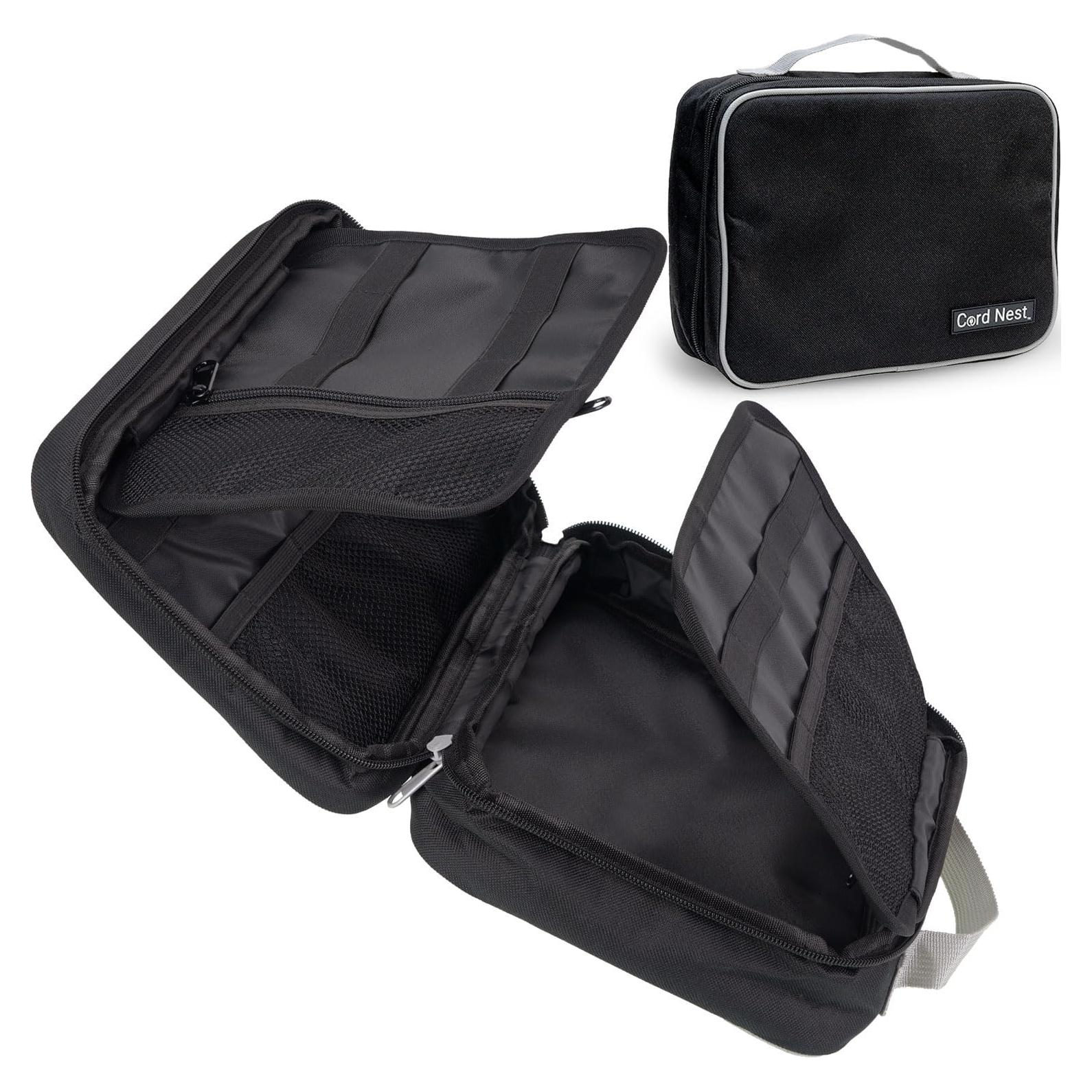 Bolsa Organizadora de Cables CordNest - Estuche Plegable Negro