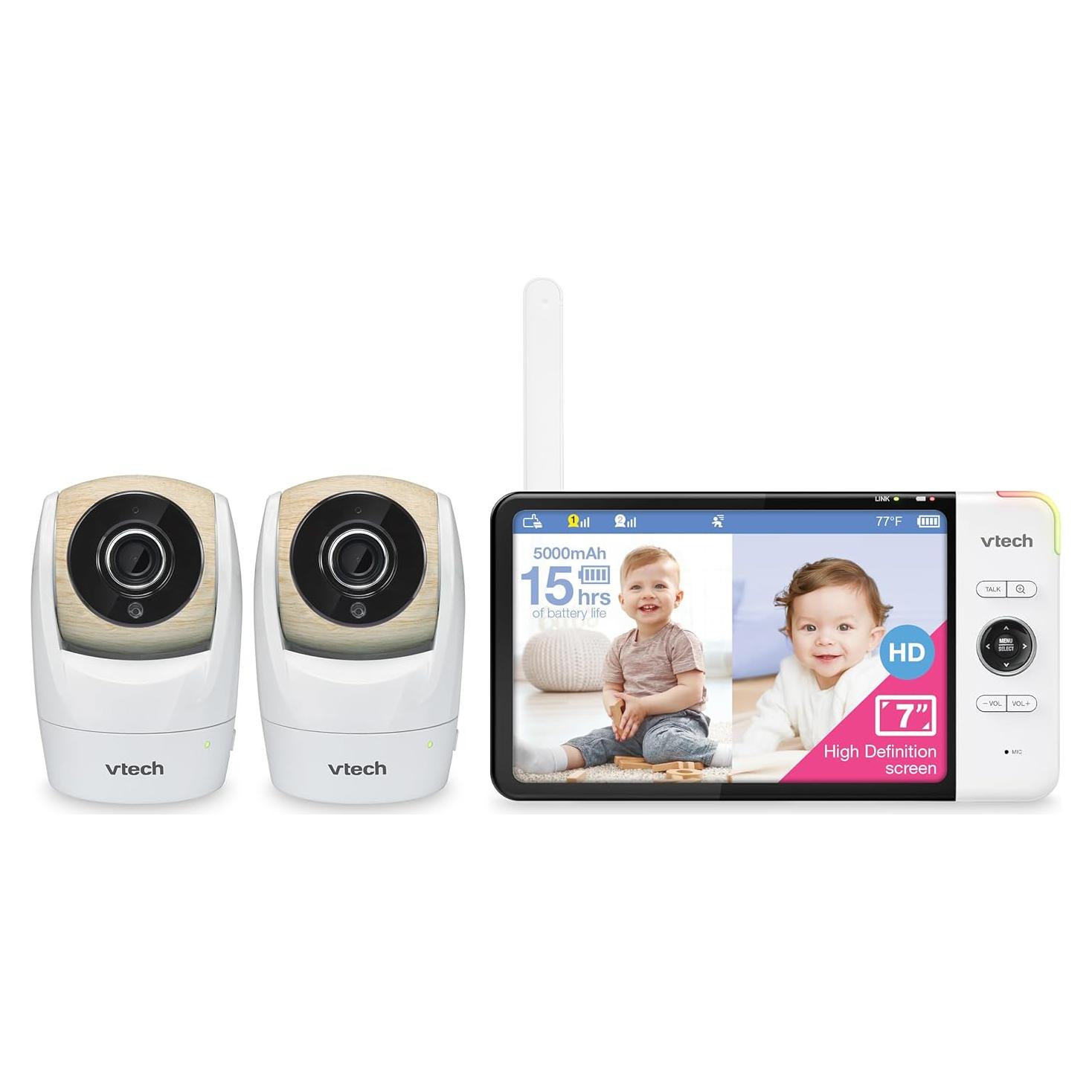 Monitor para Bebés VTech VM919-2HD 7" HD 720p 2 Cámaras