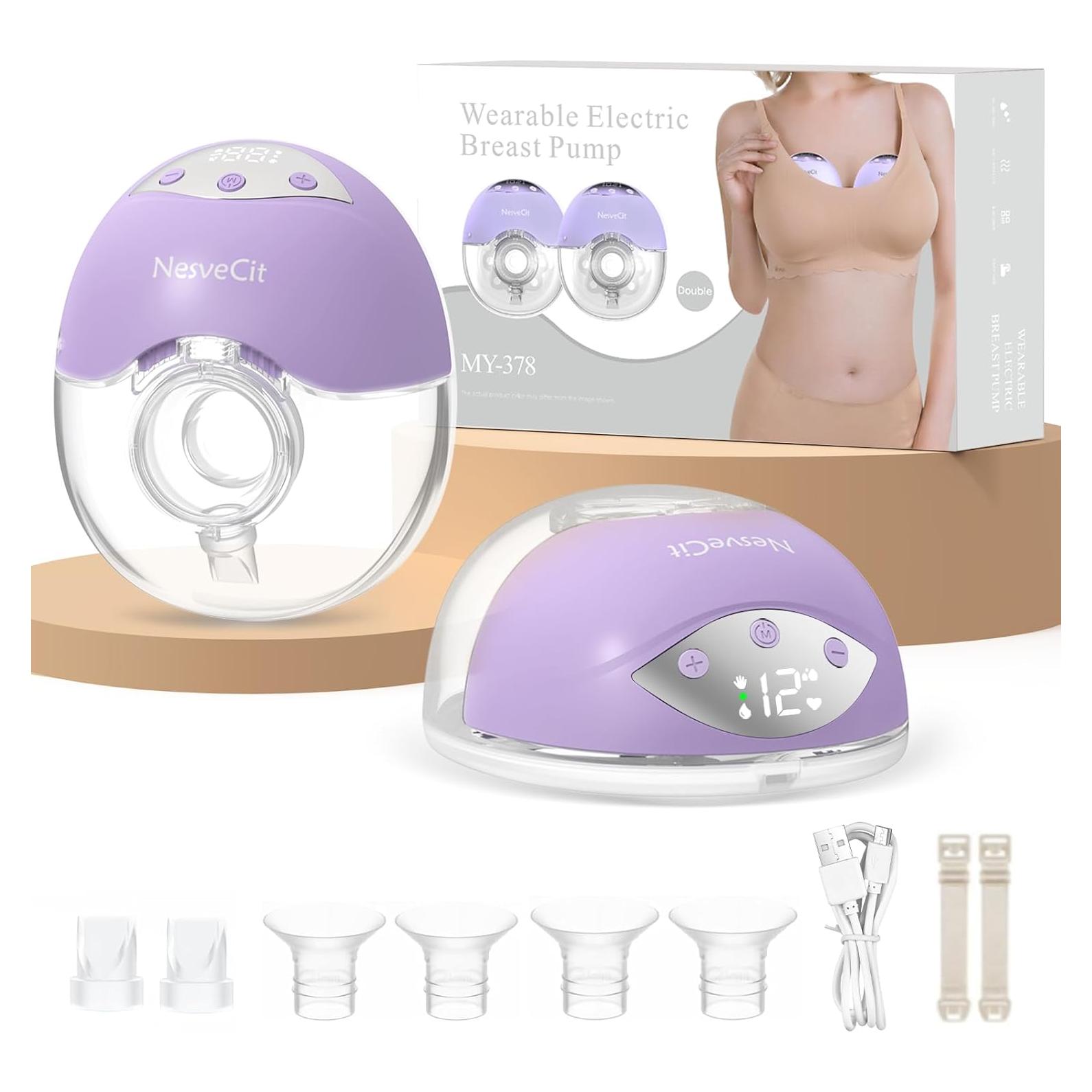 Extractor de Leche Eléctrico NesveCit Manos Libres 210ml