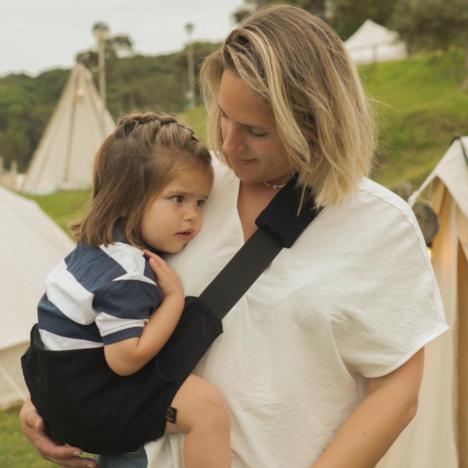 Portabebés Ergonómico Ajustable Takami Negro para Niños 0-3 Años