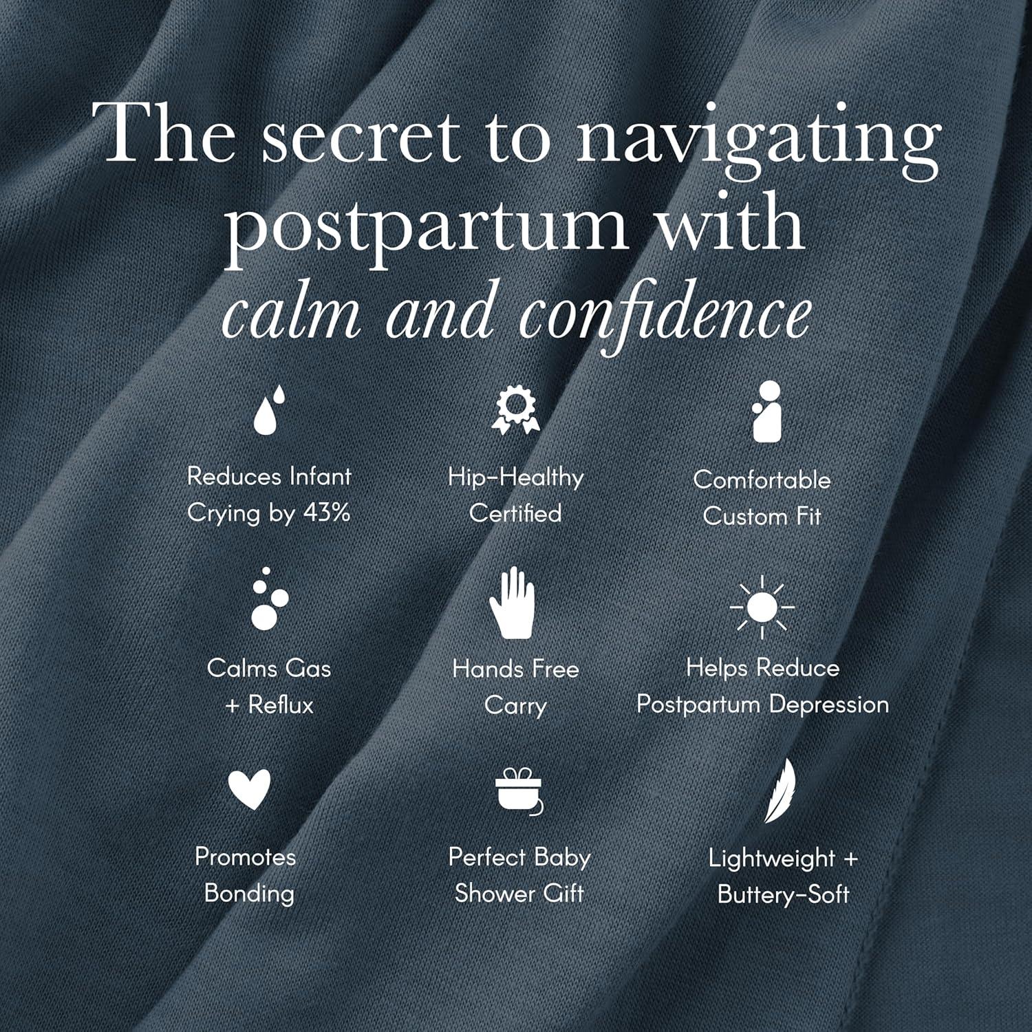 Portabebés Solly Baby Wrap Albahaca 3.6-11.3 kg Suave